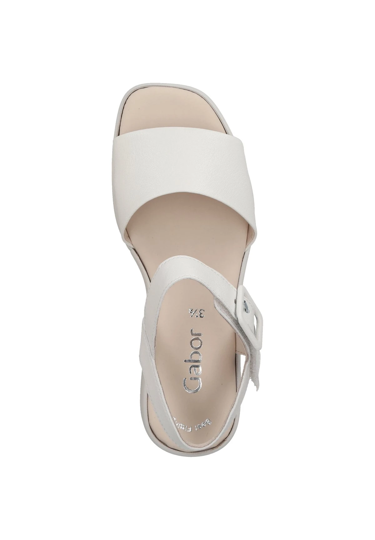 Gabor Sandalen Met Sleehak - Weiß 5 Gabor Sandalen Met Sleehak - Weiß - Afbeelding 3
