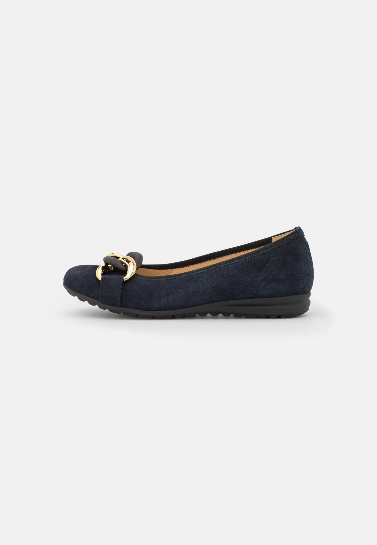 Gabor Comfort Ballerina'S - Dark Blue/Uni Gold 4 Gabor Comfort Ballerina'S - Dark Blue/Uni Gold - Afbeelding 2