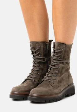 Gabor Winkel 13 Gabor Enkellaarsjes Met Plateauzool - Tartufo/Cognac