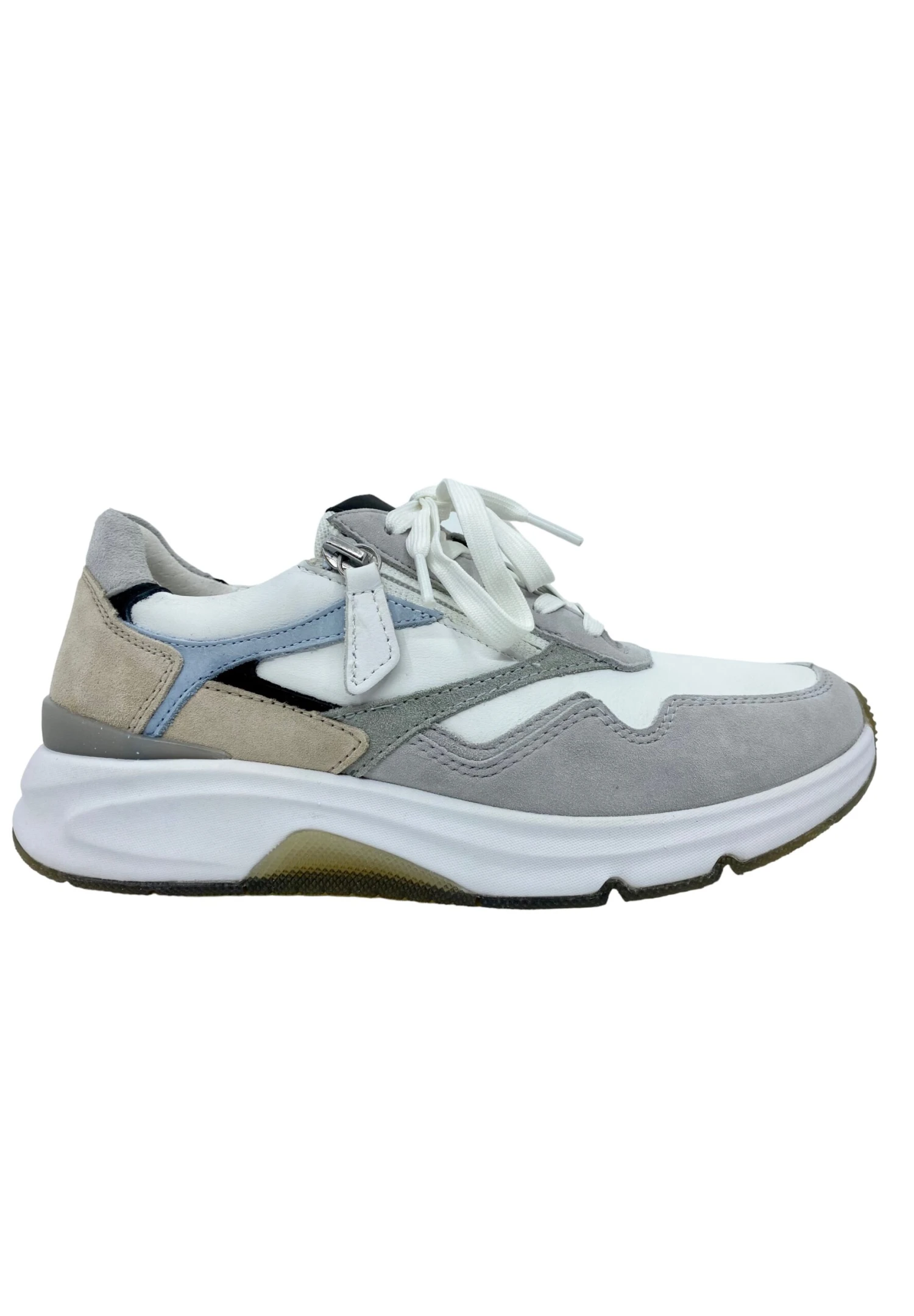 Gabor Rolling Soft- Sneakers Laag - White Grey 5 Gabor Rolling Soft- Sneakers Laag - White Grey - Afbeelding 3