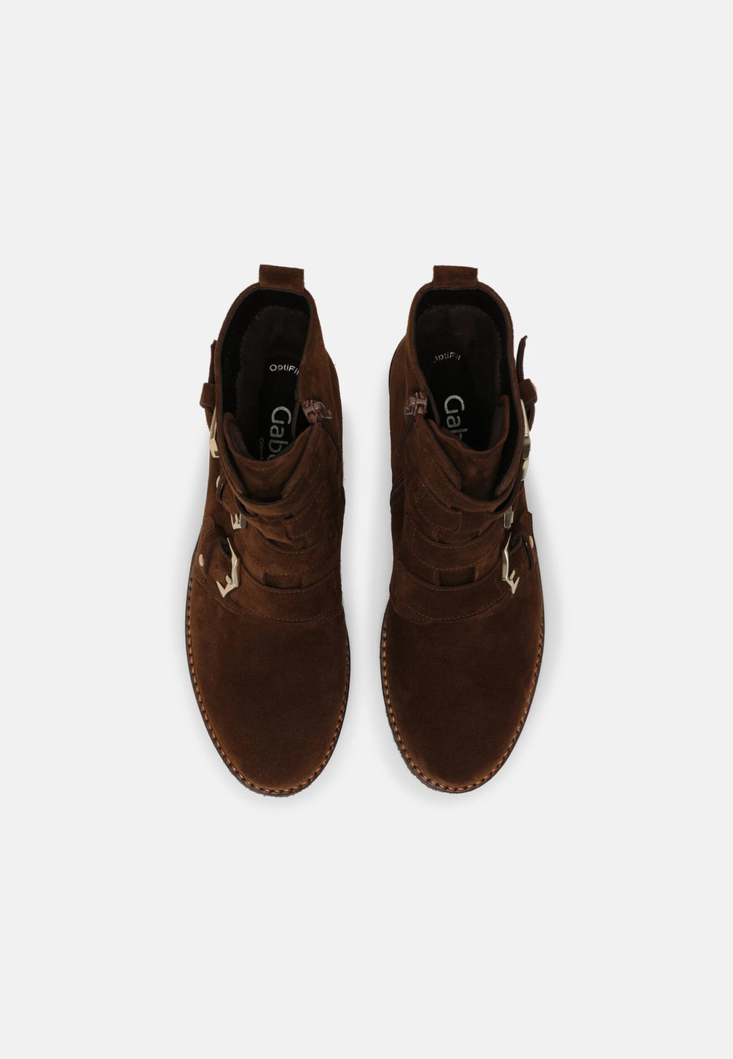 Gabor Comfort Korte Laarzen - Whisky/Gold 8 Gabor Comfort Korte Laarzen - Whisky/Gold - Afbeelding 6