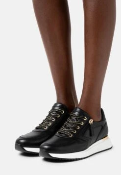 Gabor Comfort Sneakers Laag - Schwarz/Gold