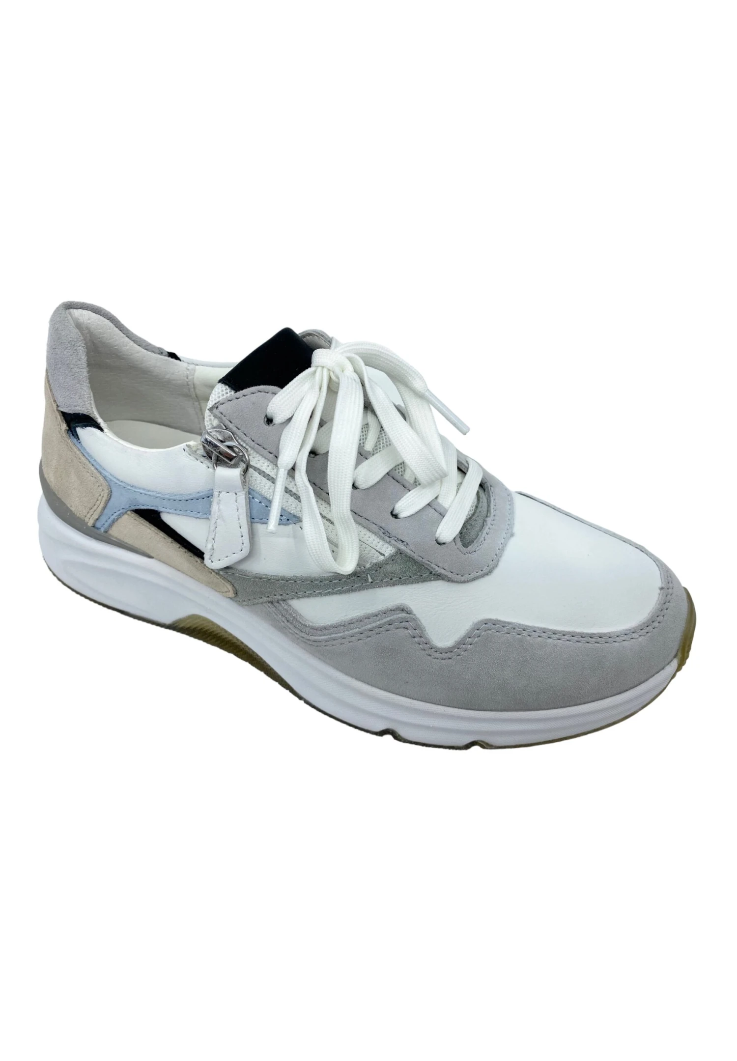 Gabor Rolling Soft- Sneakers Laag - White Grey 4 Gabor Rolling Soft- Sneakers Laag - White Grey - Afbeelding 2
