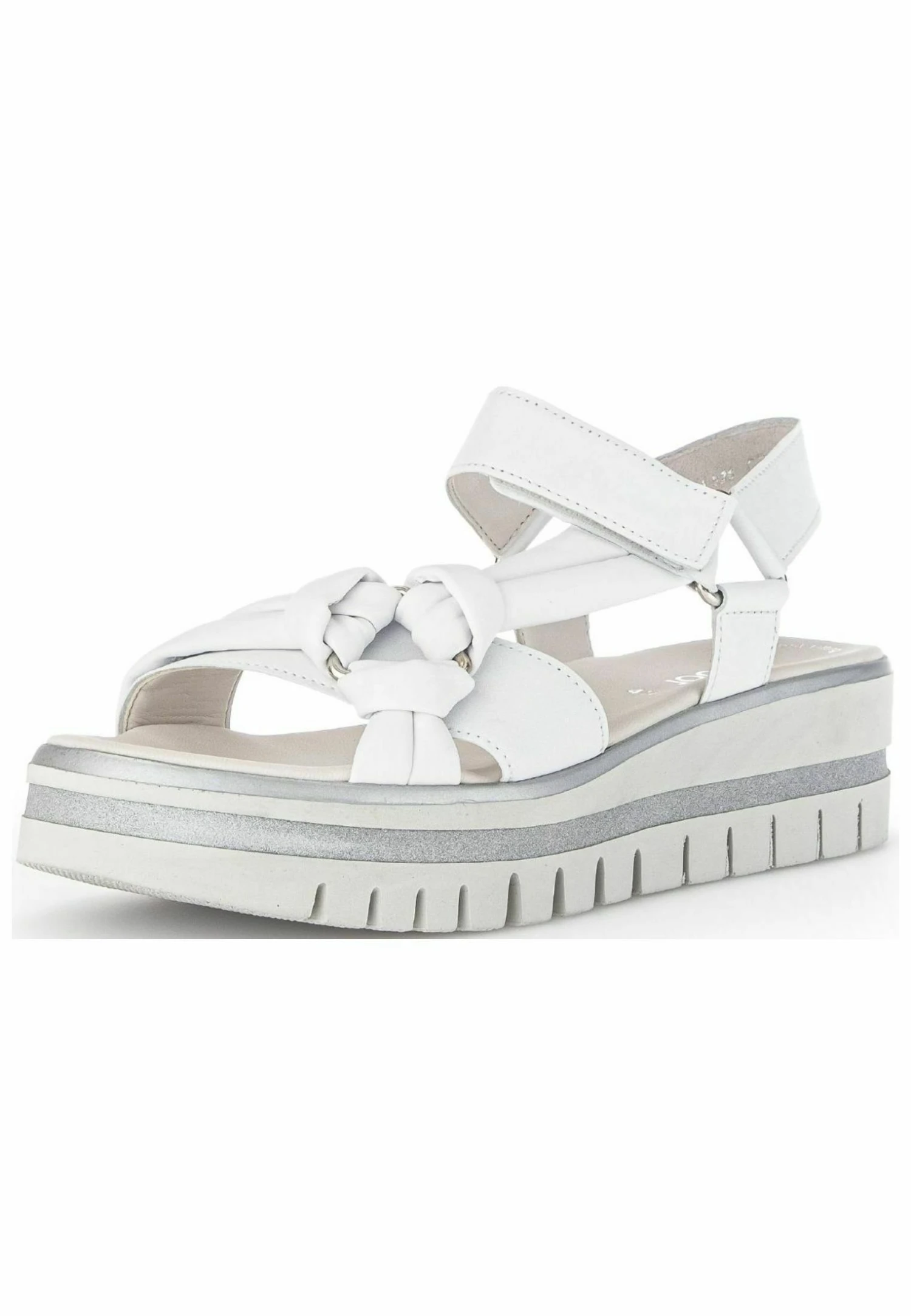 Gabor Sandalen Met Sleehak - Weiss 4 Gabor Sandalen Met Sleehak - Weiss - Afbeelding 2