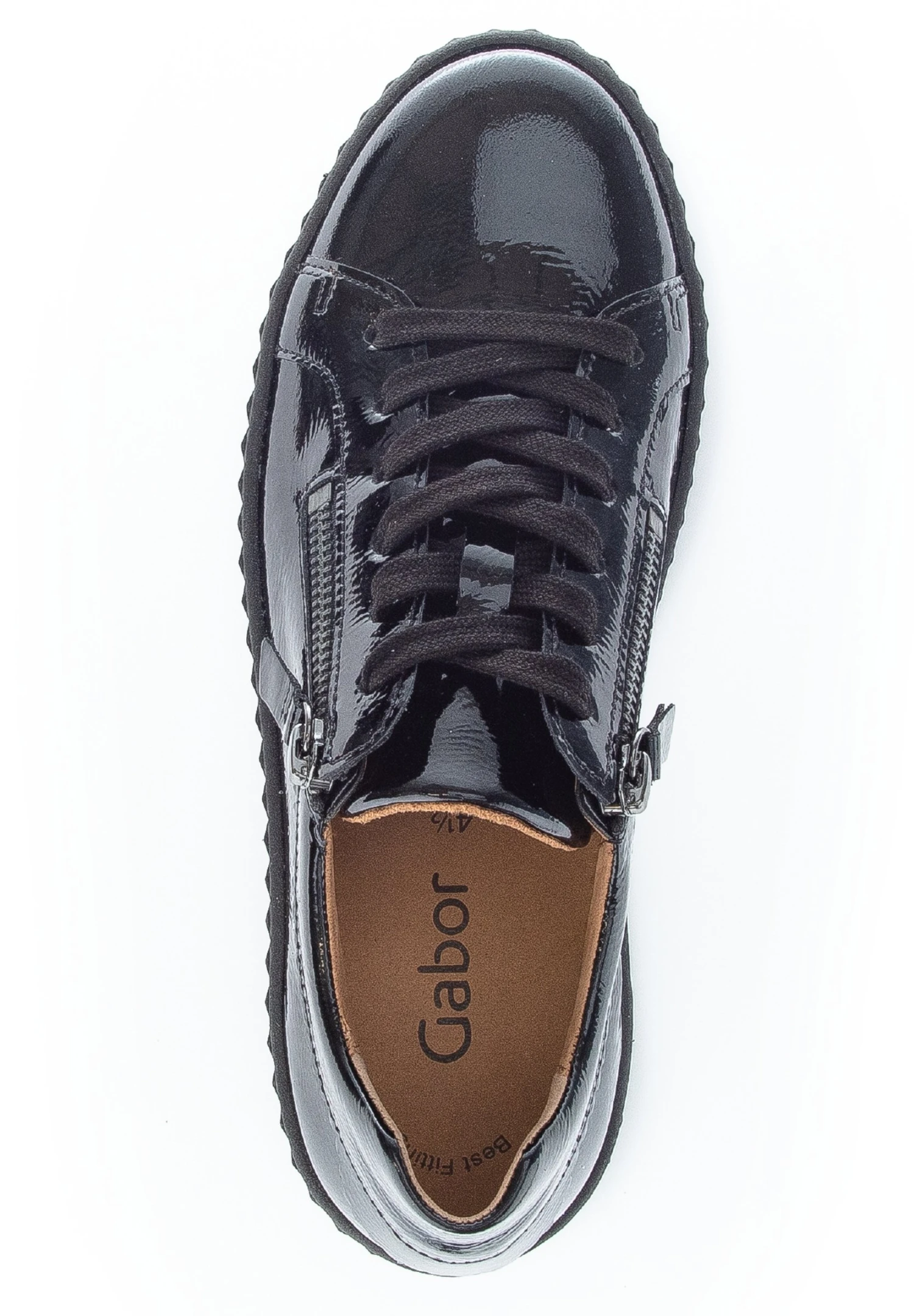 Gabor Sneakers Laag - Schwarz Uni 4 Gabor Sneakers Laag - Schwarz Uni - Afbeelding 2