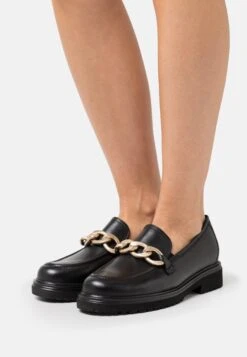 Gabor Winkel 30 Gabor Comfort Instappers - Schwarz/Gold Matt