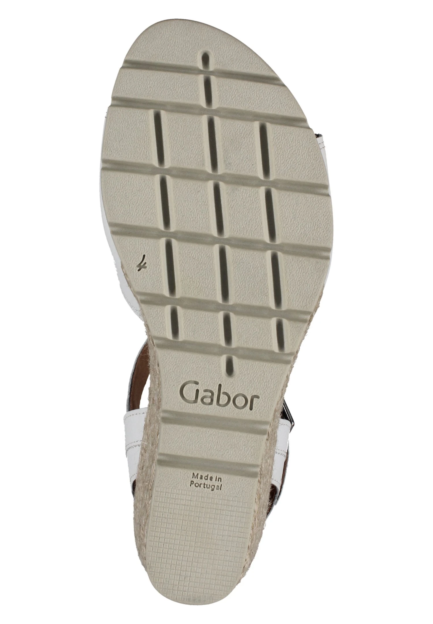 Gabor Sandalen Met Sleehak - Weiss Jute 7 Gabor Sandalen Met Sleehak - Weiss Jute - Afbeelding 5