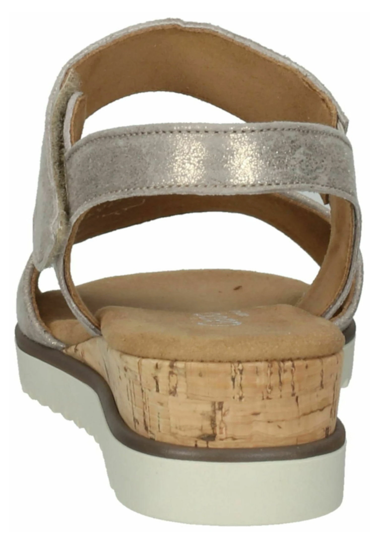 Gabor Sandalen Met Sleehak - Muschel Kork Crem 6 Gabor Sandalen Met Sleehak - Muschel Kork Crem - Afbeelding 4