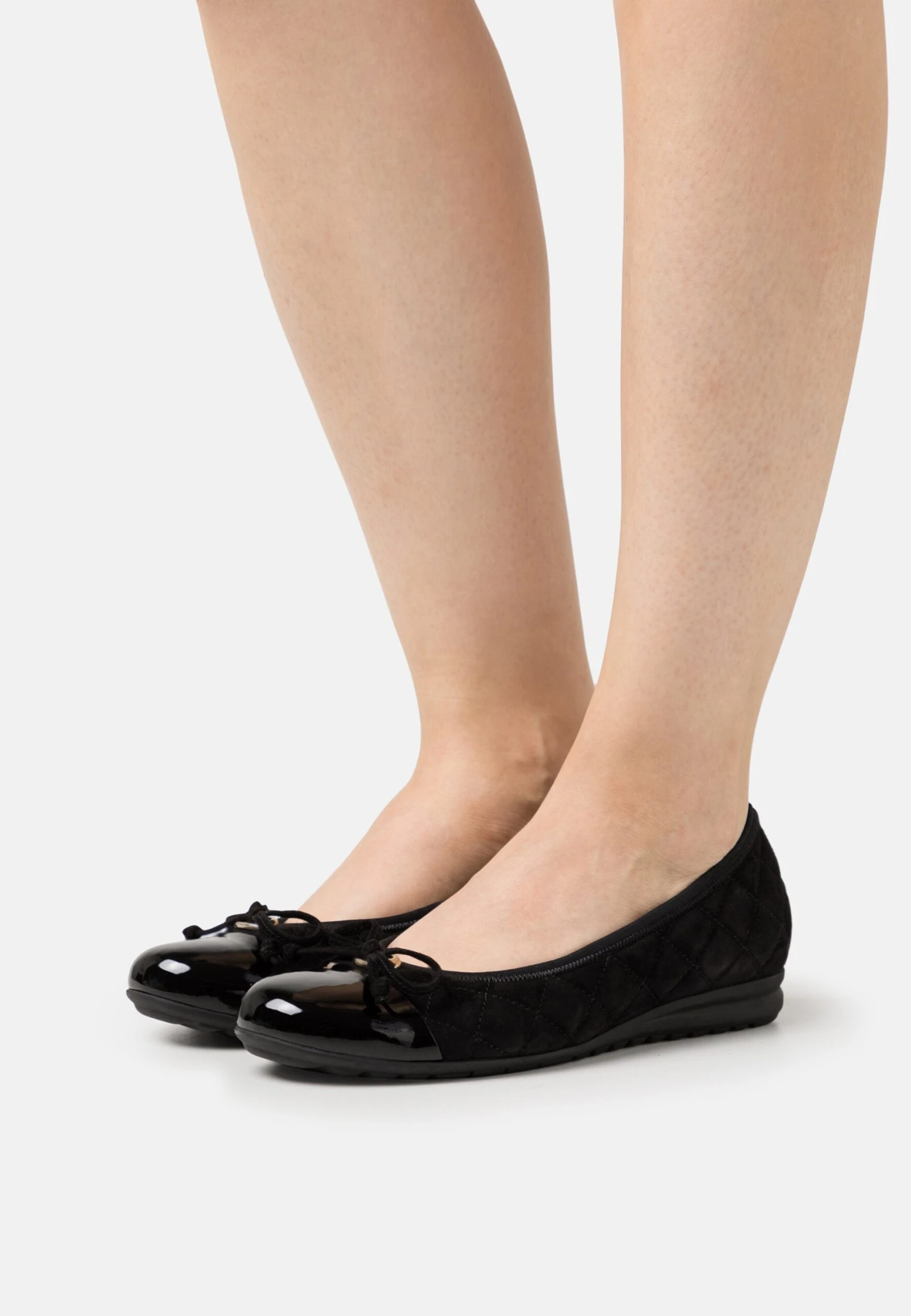 Gabor Comfort Ballerina'S - Schwarz/Gold 3 Gabor Comfort Ballerina'S - Schwarz/Gold