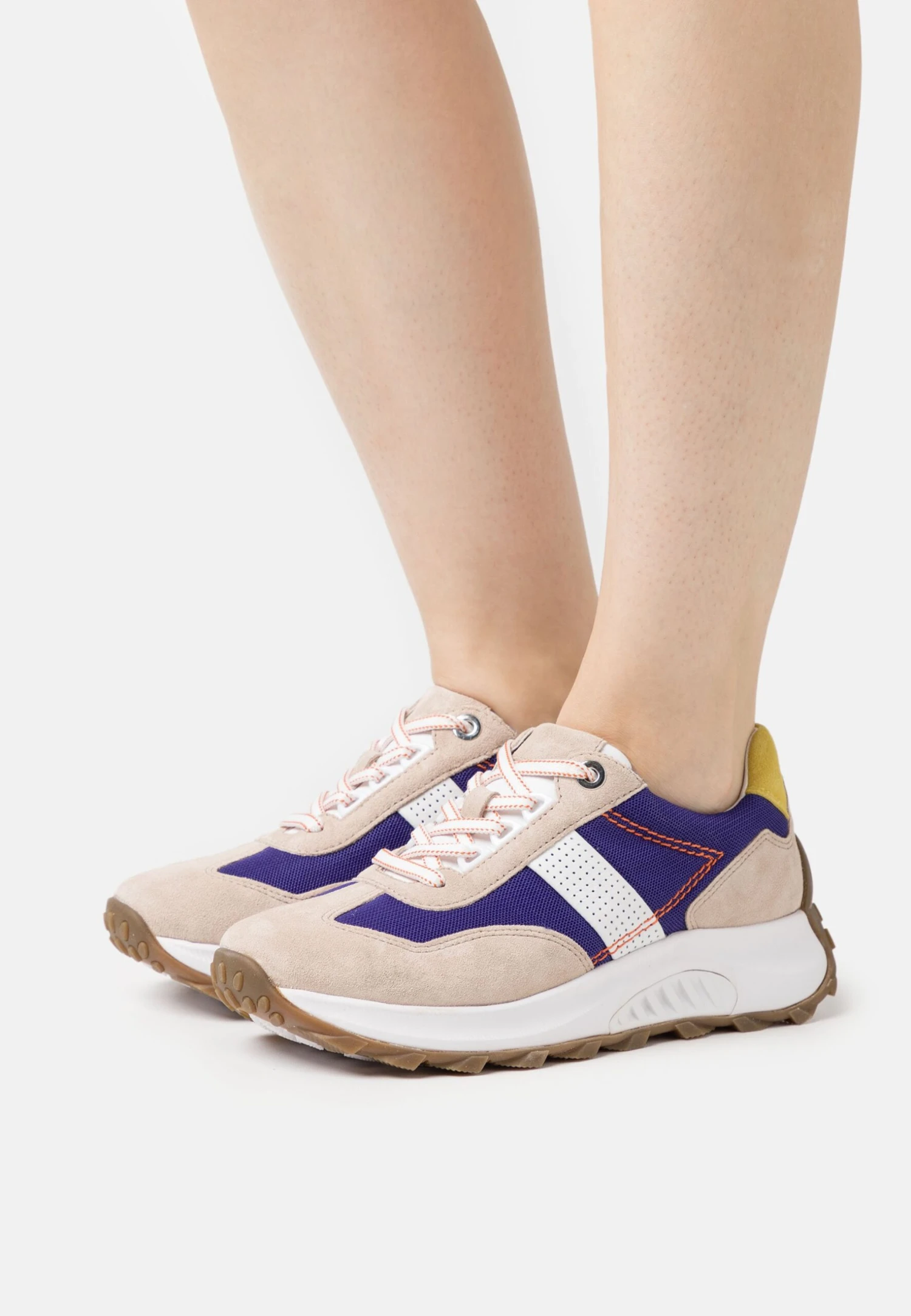 Gabor Comfort Sneakers Laag - Oasi/Heather/White/Yellow 3 Gabor Comfort Sneakers Laag - Oasi/Heather/White/Yellow