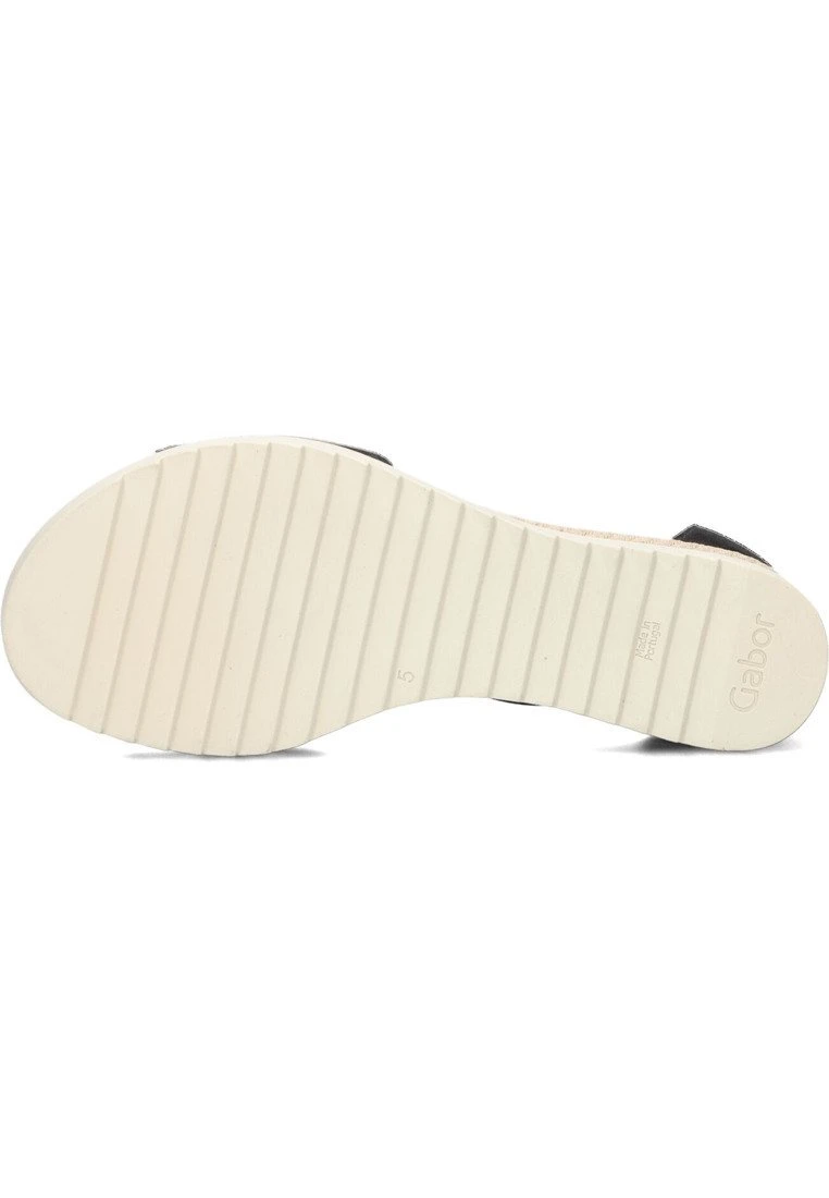 Gabor Maat - Sandalen Met Sleehak - Zwart 6 Gabor Maat - Sandalen Met Sleehak - Zwart - Afbeelding 4