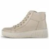 Gabor Sneakers Hoog - Creme -Gabor Winkel 4418eb87120f4d12abd612ac45011317