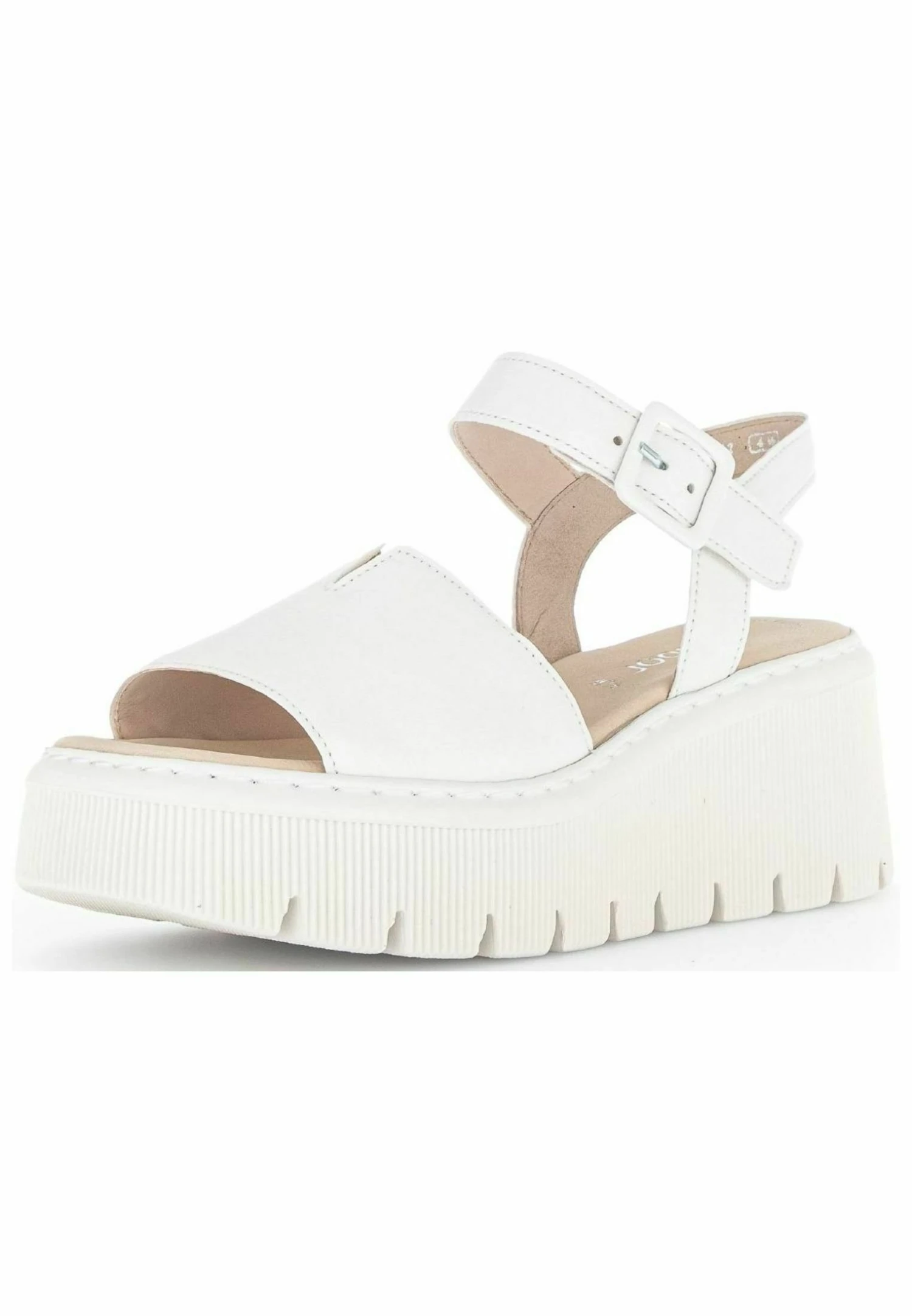 Gabor Sandalen Met Sleehak - Latte 4 Gabor Sandalen Met Sleehak - Latte - Afbeelding 2