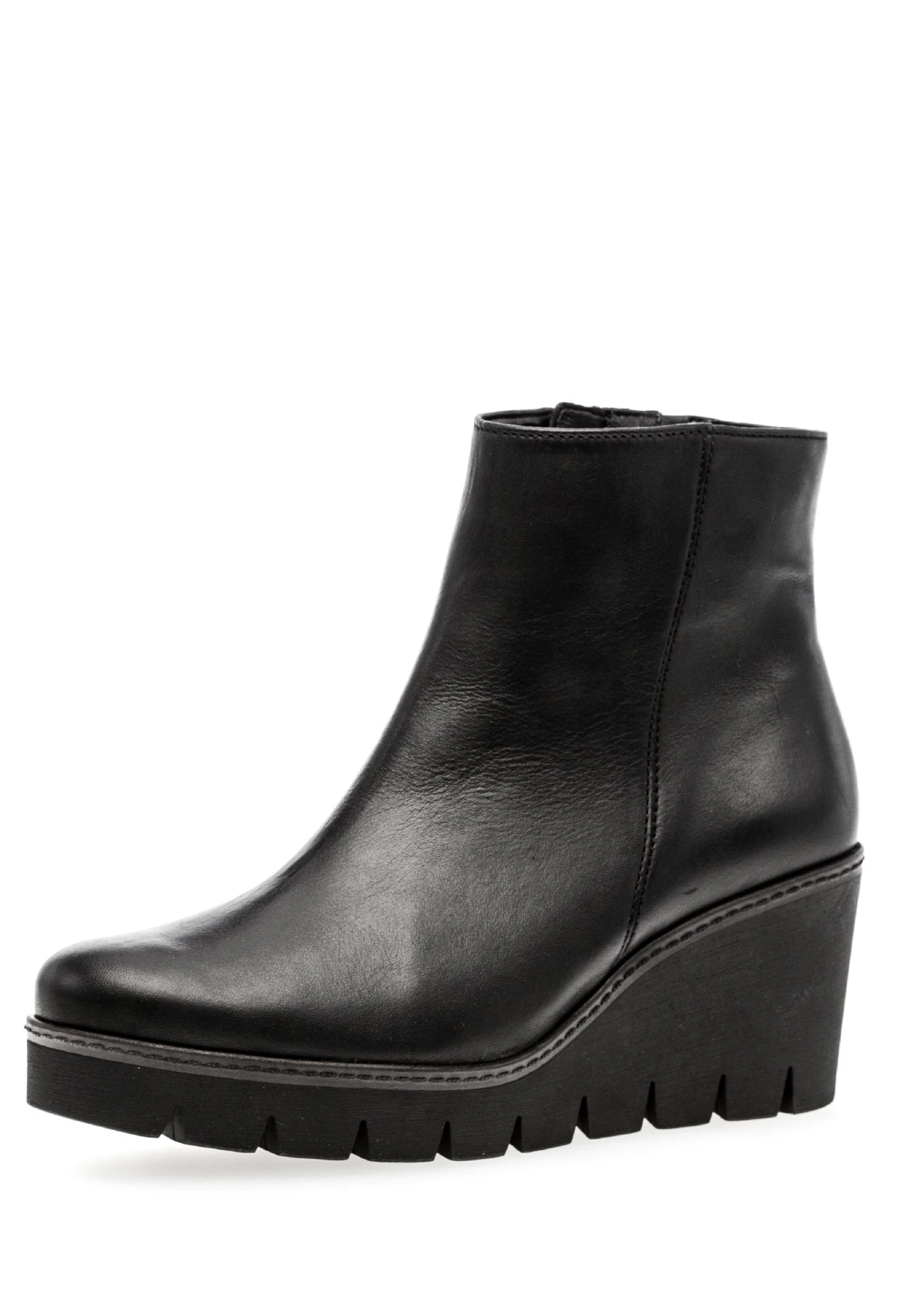 Gabor Enkellaarsjes Met Sleehak - Schwarz Racogn 4 Gabor Enkellaarsjes Met Sleehak - Schwarz Racogn - Afbeelding 2