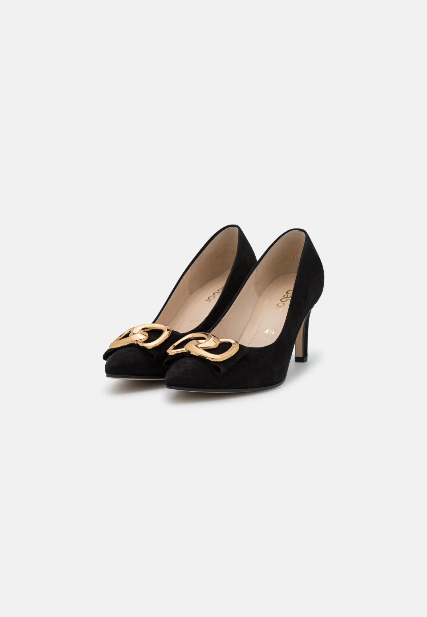 Gabor Klassieke Pumps - Schwarz/Gold 5 Gabor Klassieke Pumps - Schwarz/Gold - Afbeelding 3