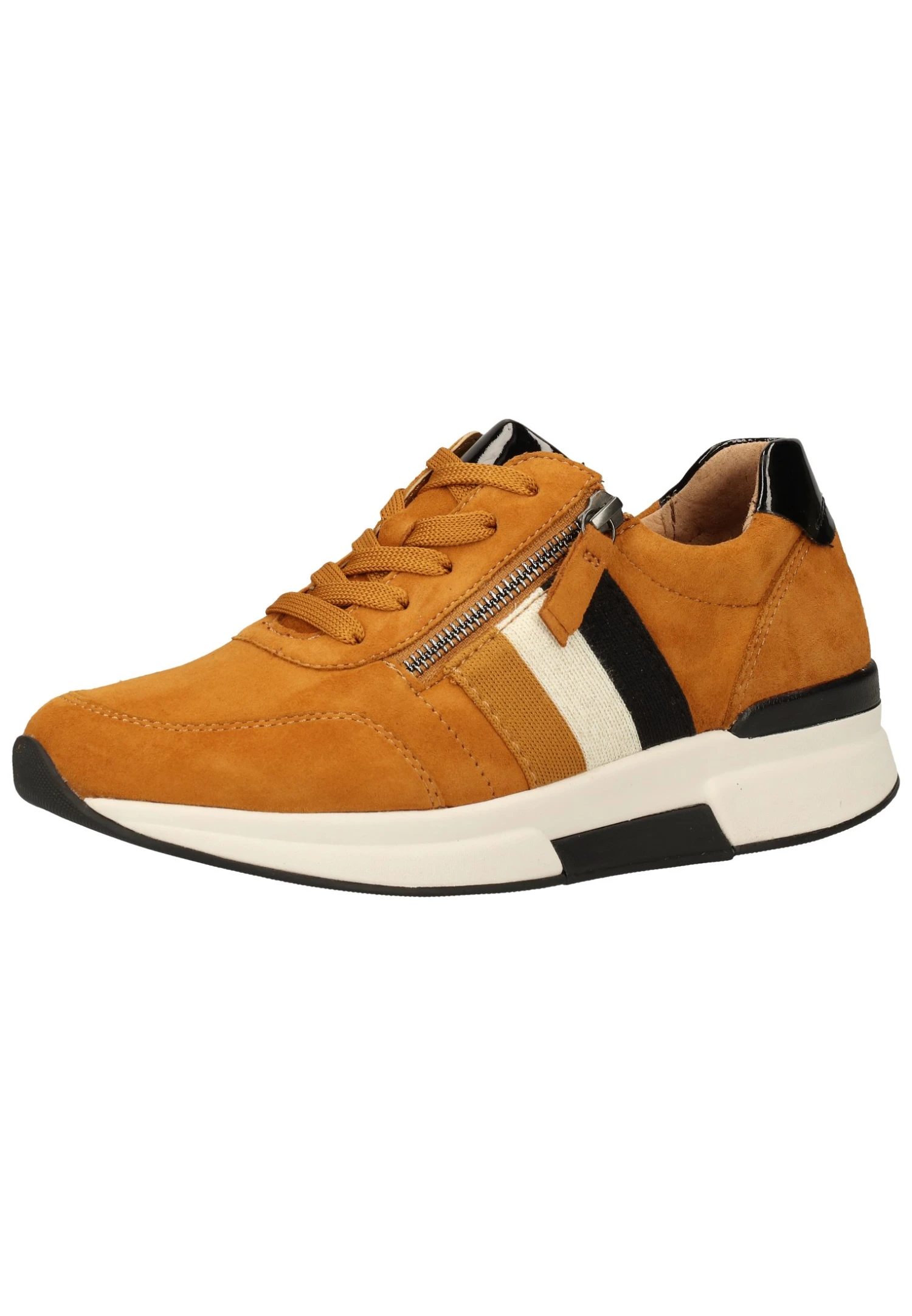 Gabor Sneakers Laag - Curry/Schwarz 5 Gabor Sneakers Laag - Curry/Schwarz - Afbeelding 3