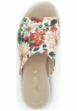 Gabor Muiltjes Met Hak - Multicolor Kork -Gabor Winkel 4afa03755aeb408caed67ee40ae920ac