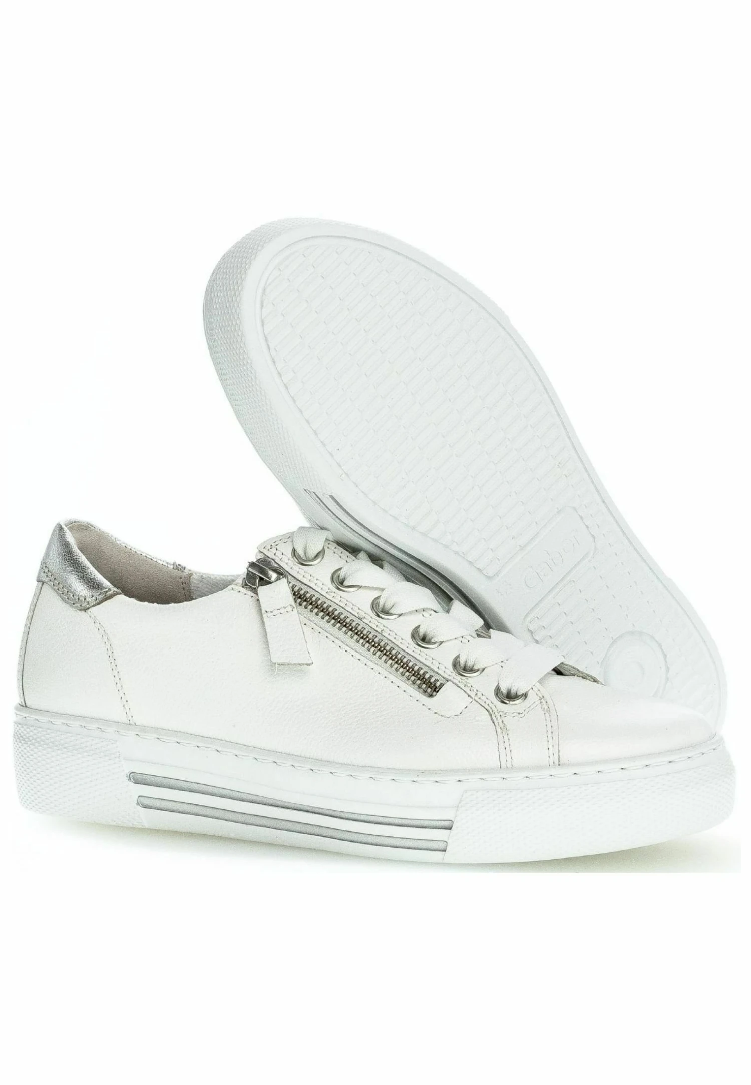 Gabor Sneakers Laag - Weiss Silber 7 Gabor Sneakers Laag - Weiss Silber - Afbeelding 5