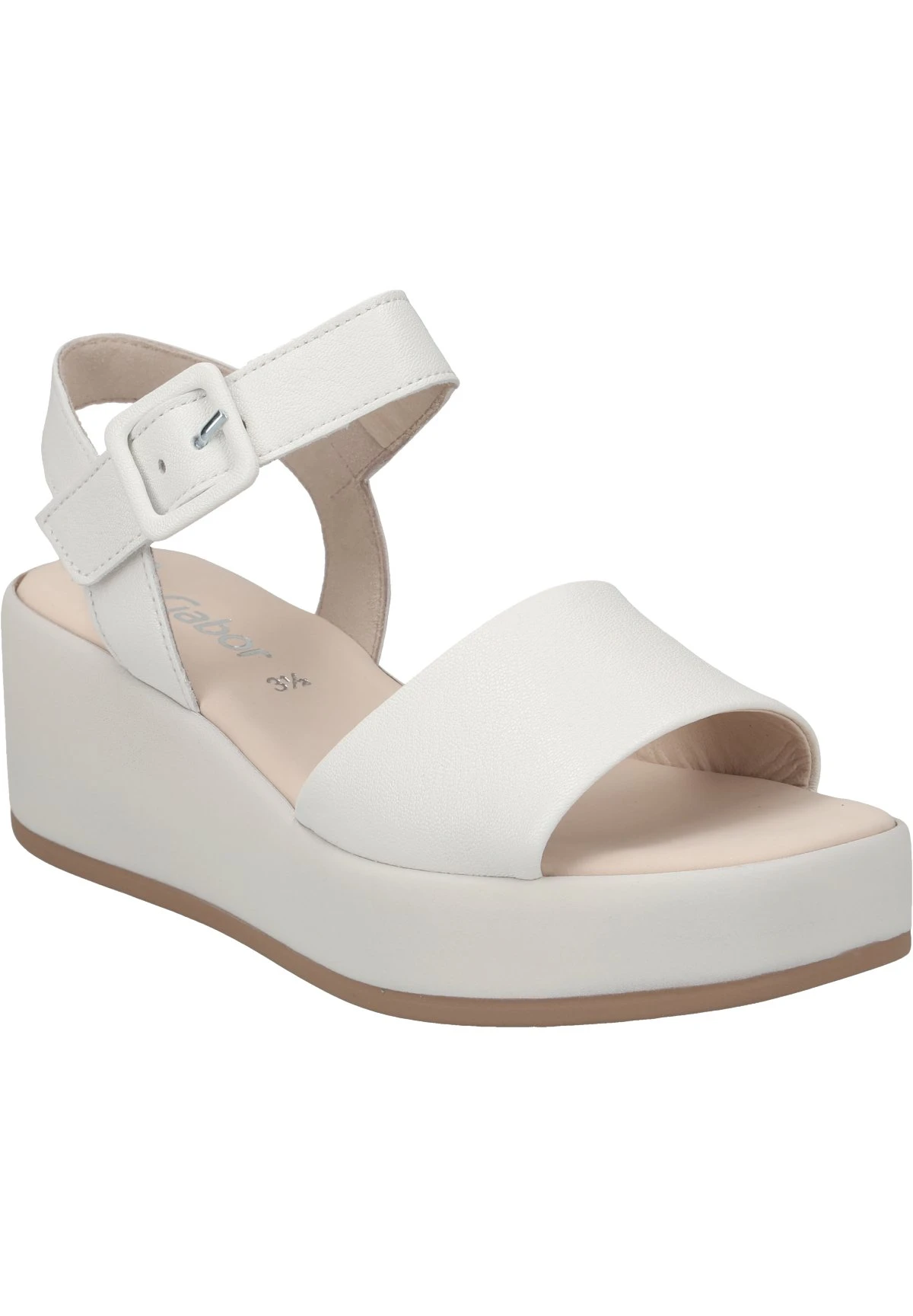 Gabor Sandalen Met Sleehak - Weiß 4 Gabor Sandalen Met Sleehak - Weiß - Afbeelding 2