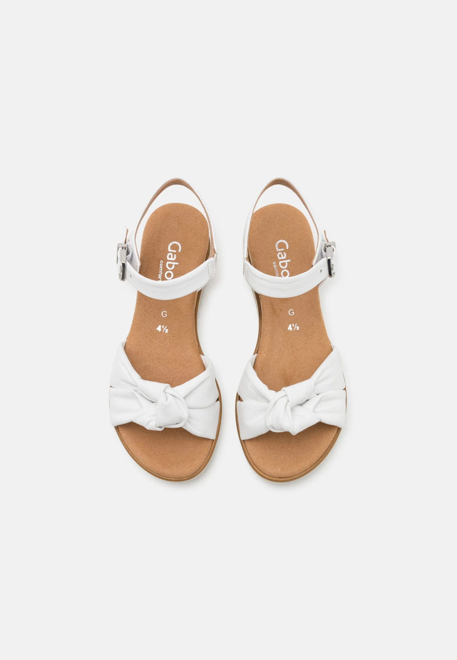 Gabor Comfort Sandalen Met Sleehak - Weiß 8 Gabor Comfort Sandalen Met Sleehak - Weiß - Afbeelding 6