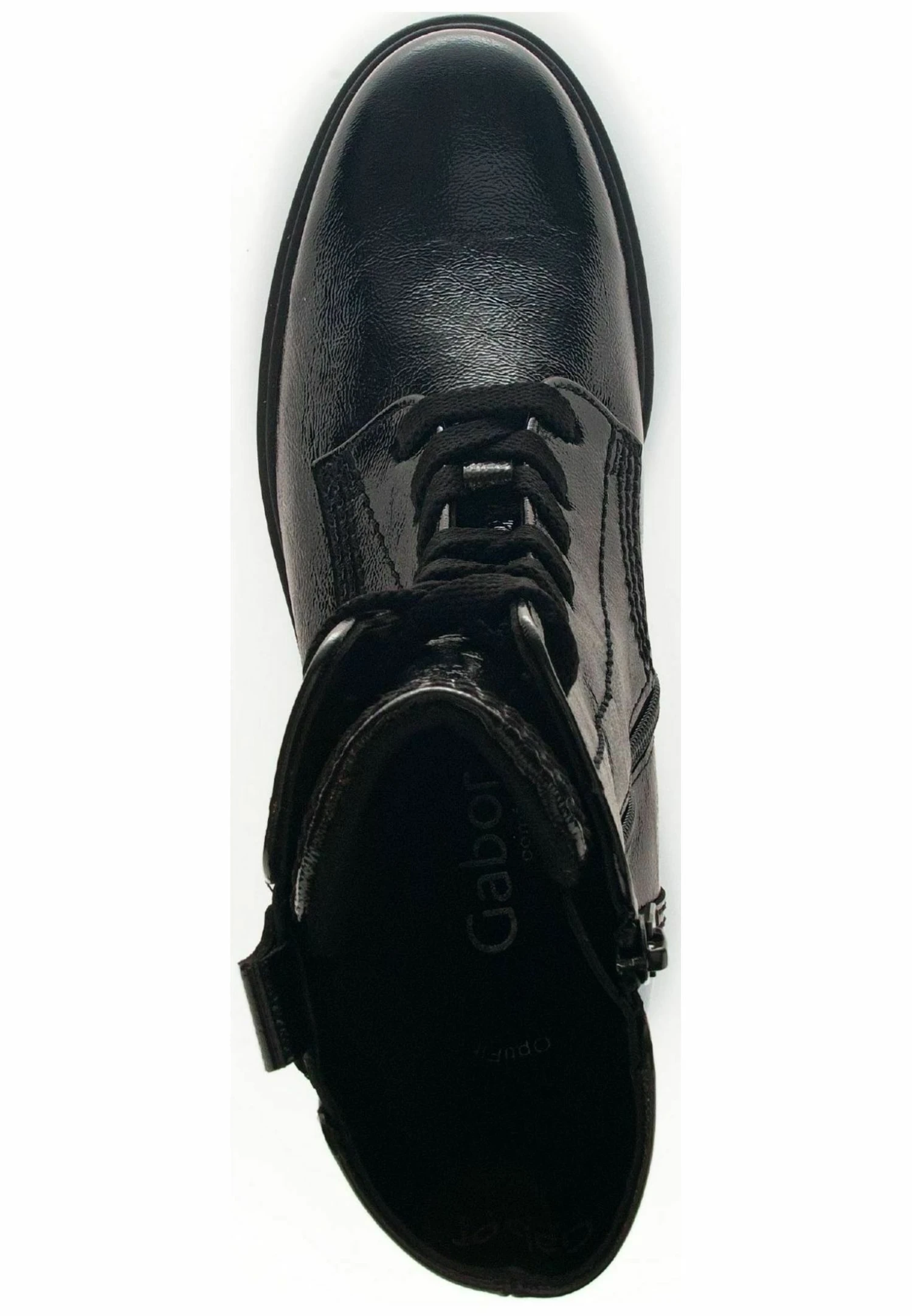 Gabor Veterboots - Schwarz Micro 5 Gabor Veterboots - Schwarz Micro - Afbeelding 3