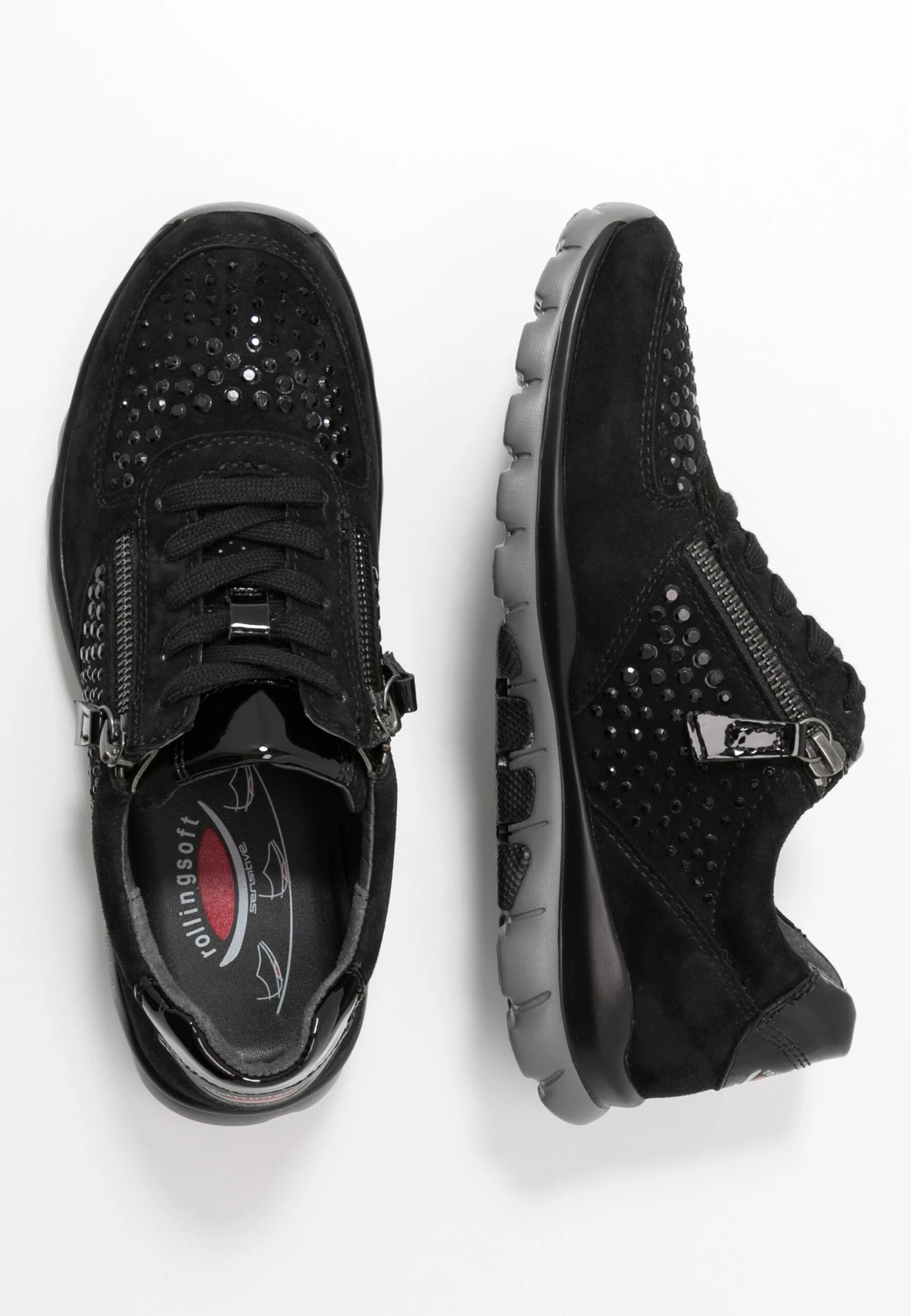 Gabor Comfort Rolling Soft - Sneakers Laag - Schwarz 6 Gabor Comfort Rolling Soft - Sneakers Laag - Schwarz - Afbeelding 4