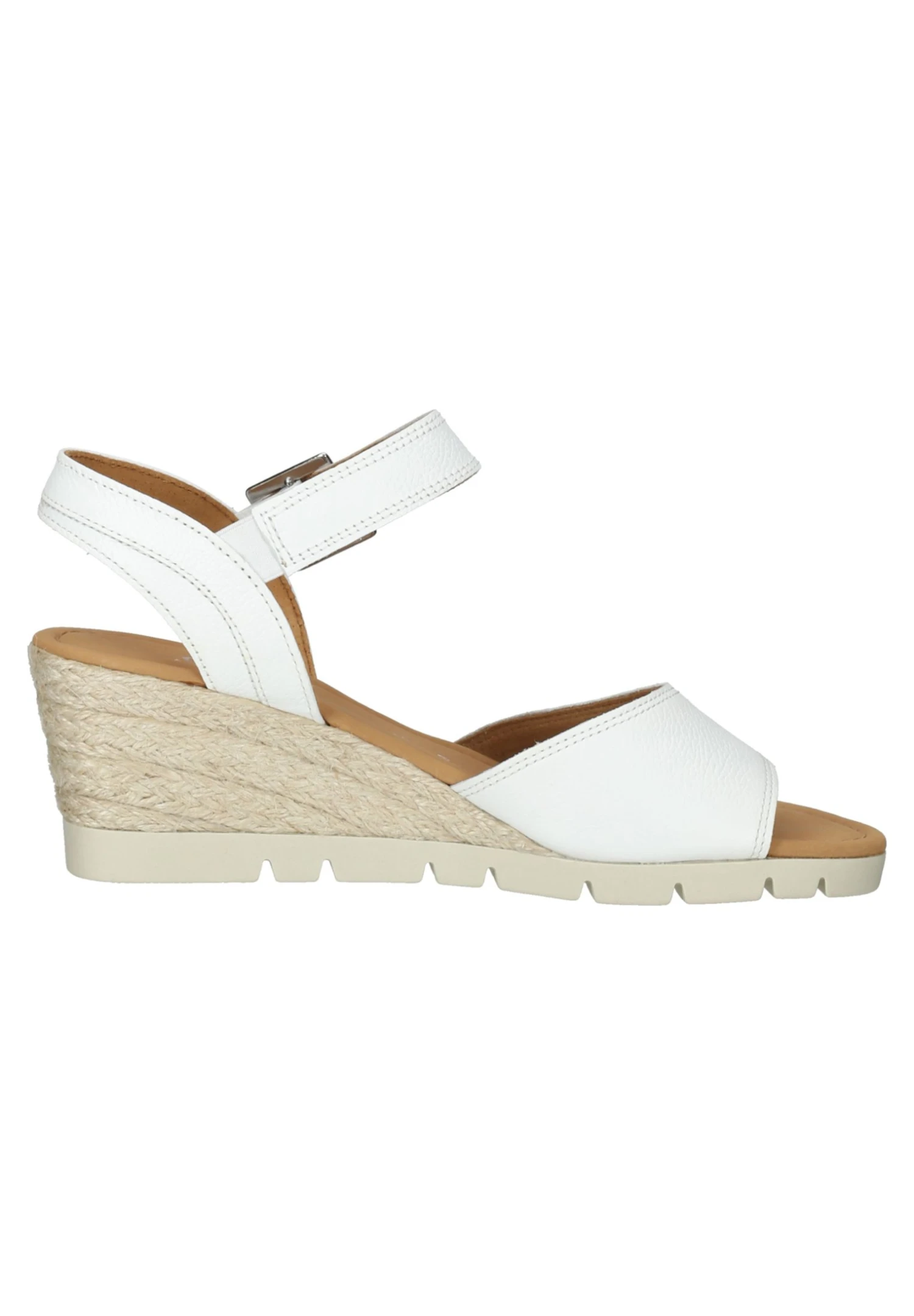 Gabor Sandalen Met Sleehak - Weiss Jute 8 Gabor Sandalen Met Sleehak - Weiss Jute - Afbeelding 6