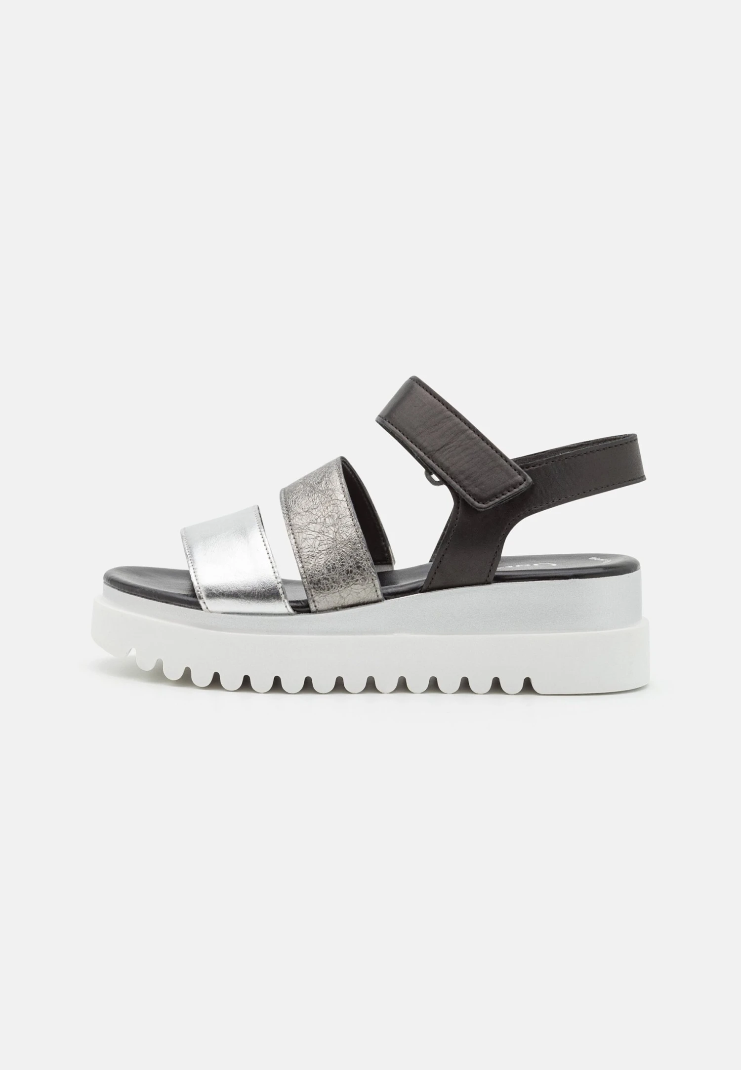 Gabor Sandalen Met Plateauzool - Silber/Stone/Schwarz 4 Gabor Sandalen Met Plateauzool - Silber/Stone/Schwarz - Afbeelding 2