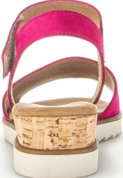 Gabor Sandalen Met Plateauzool - Pink Kork Creme -Gabor Winkel 6fb3bde9e57c4c96953804db7f5b383e