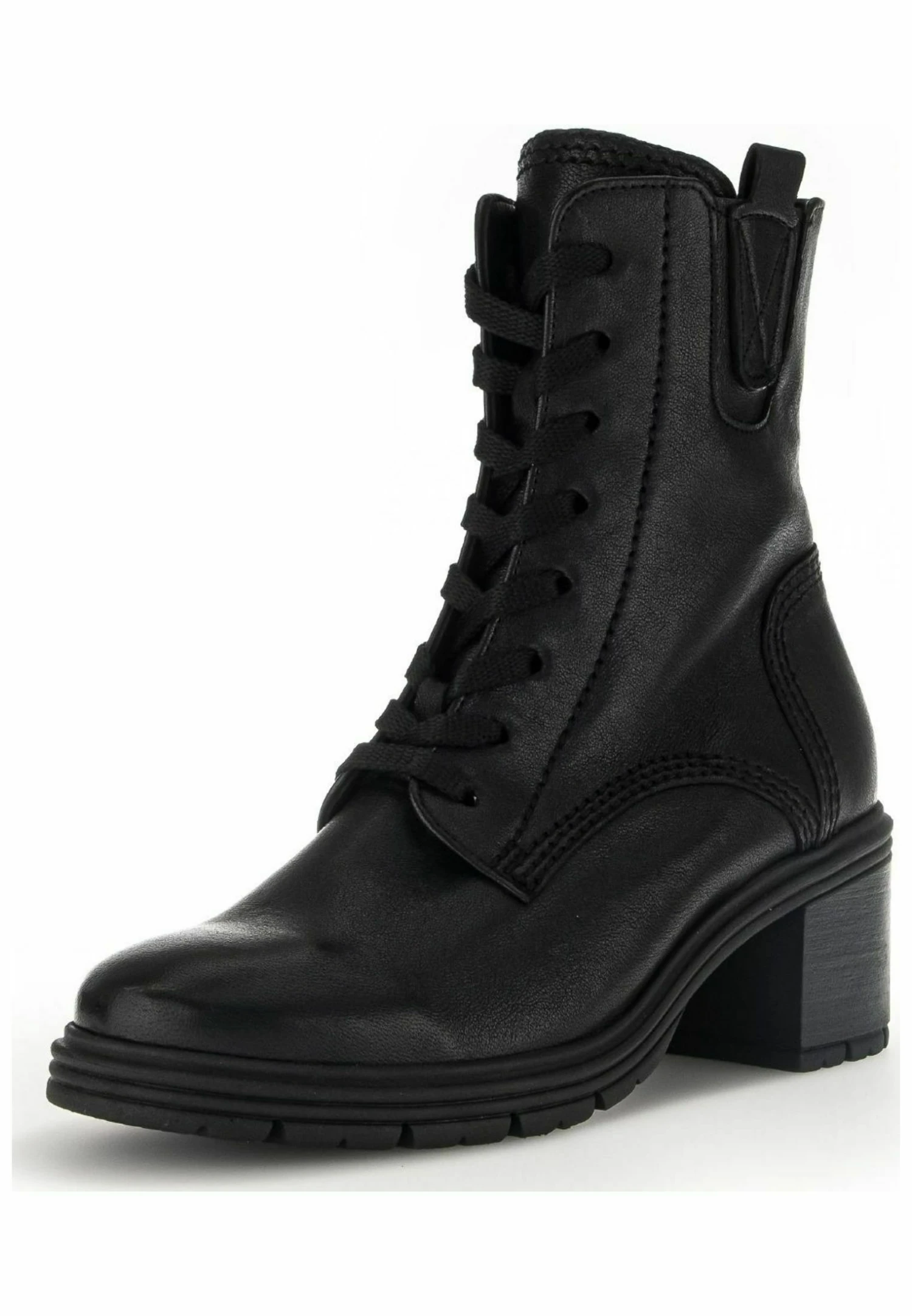 Gabor Enkellaarsjes Met Plateauzool - Schwarz Micro 4 Gabor Enkellaarsjes Met Plateauzool - Schwarz Micro - Afbeelding 2