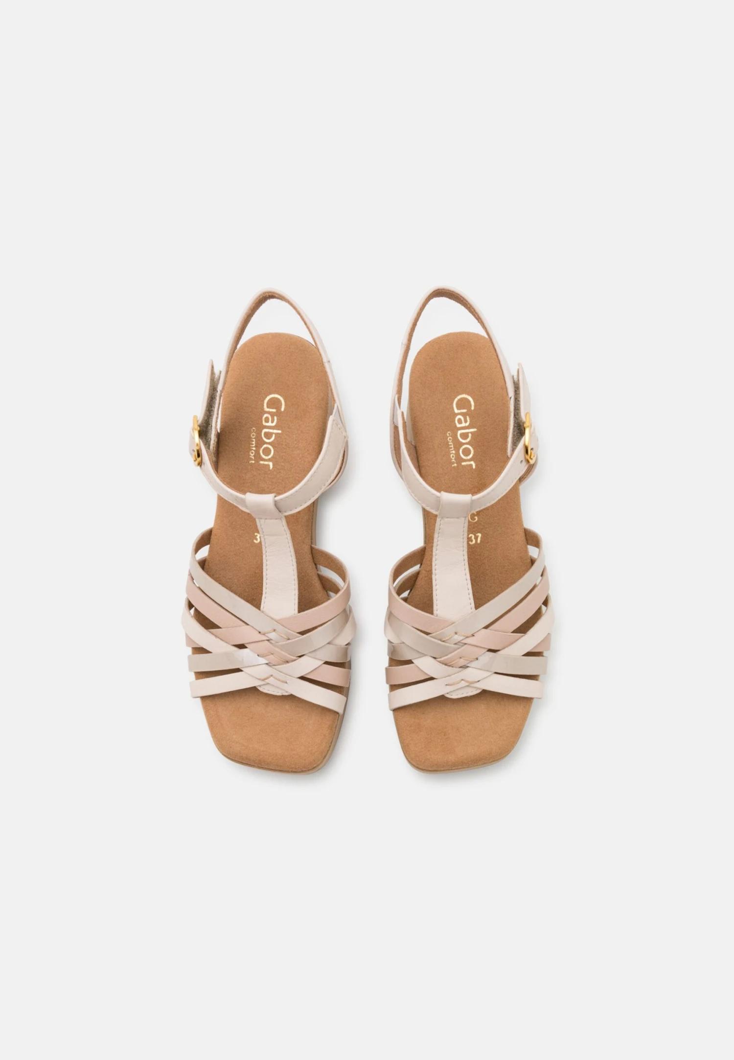 Gabor Comfort Clogs - Ivory/Rose/Gold 8 Gabor Comfort Clogs - Ivory/Rose/Gold - Afbeelding 6