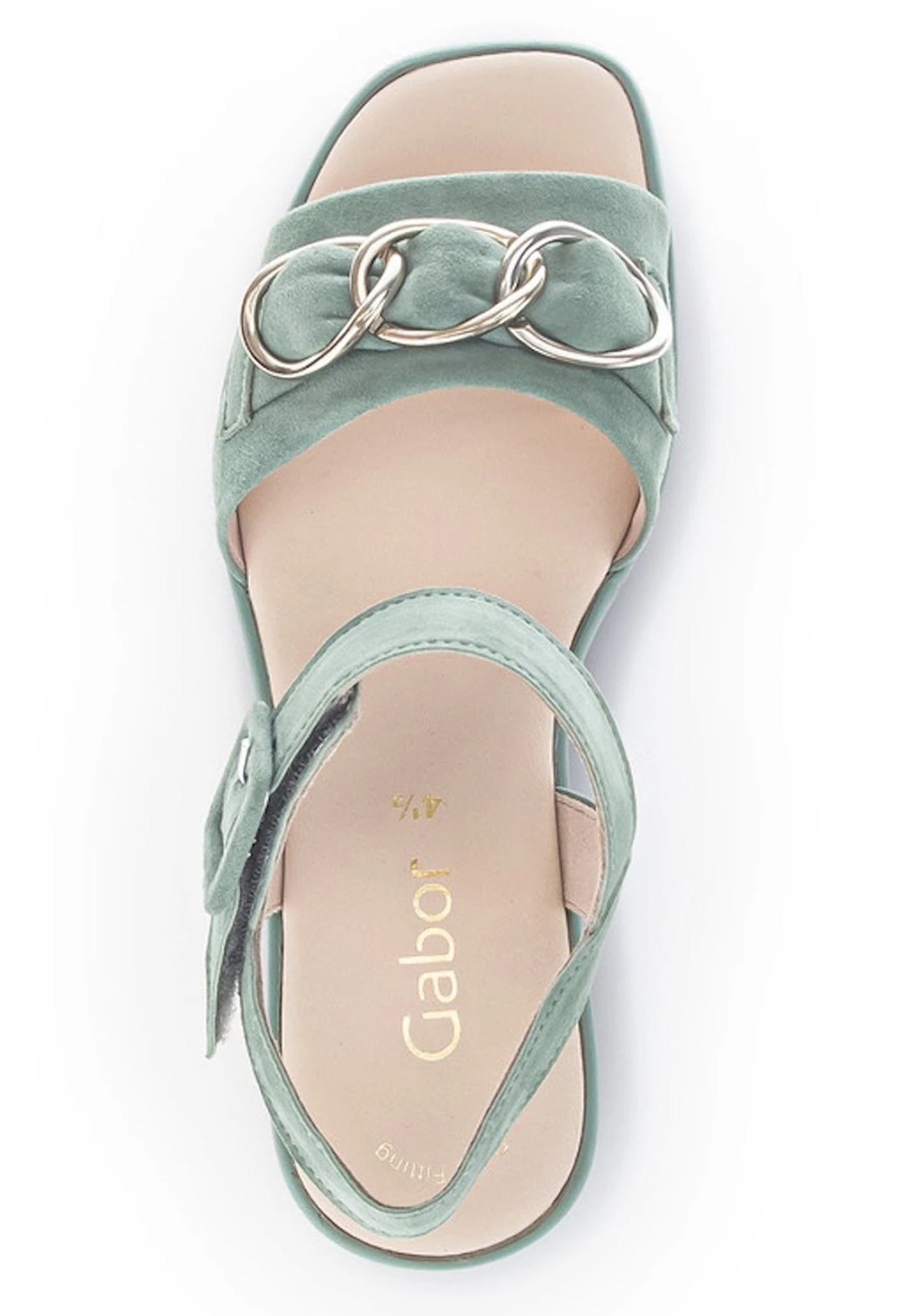 Gabor Sandalen Met Sleehak - Groen 5 Gabor Sandalen Met Sleehak - Groen - Afbeelding 3