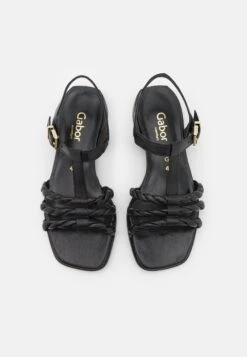 Gabor Comfort Sandalen - Schwarz/Gold 12 Gabor Comfort Sandalen - Schwarz/Gold -Gabor Winkel 7d6a6ad5f64c42629920cc996aee96fb