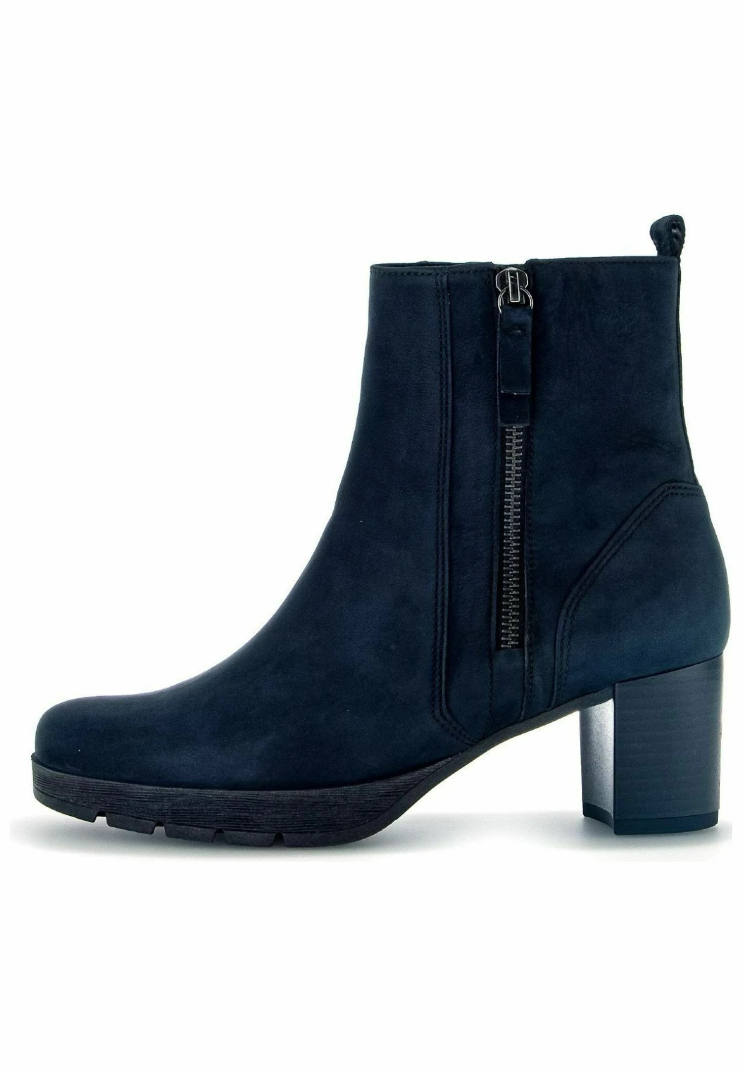 Gabor Enkellaarsjes Met Plateauzool - Nightblue Mel 3 Gabor Enkellaarsjes Met Plateauzool - Nightblue Mel