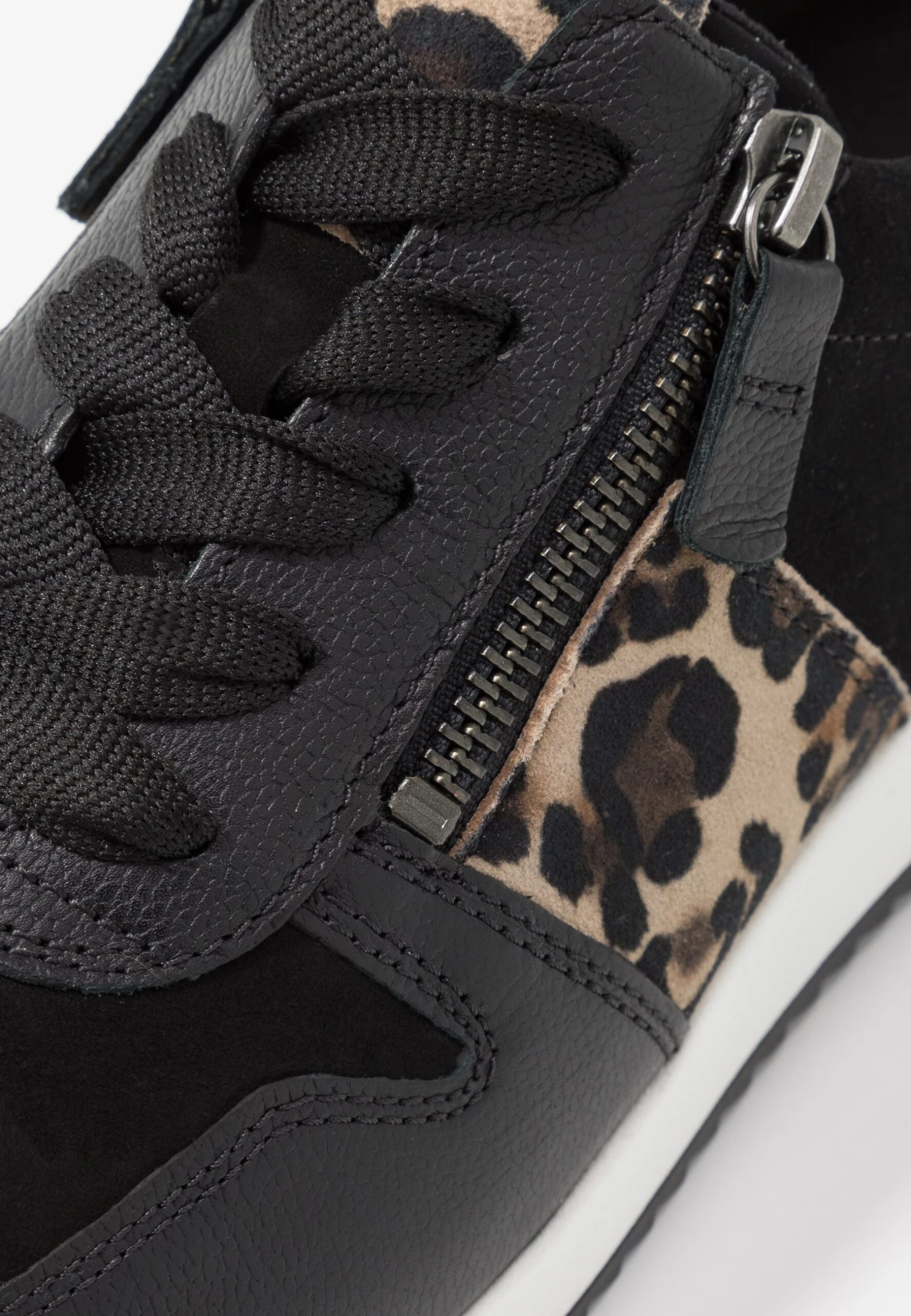 Gabor Sneakers Laag - Schwarz/Natur 5 Gabor Sneakers Laag - Schwarz/Natur - Afbeelding 3