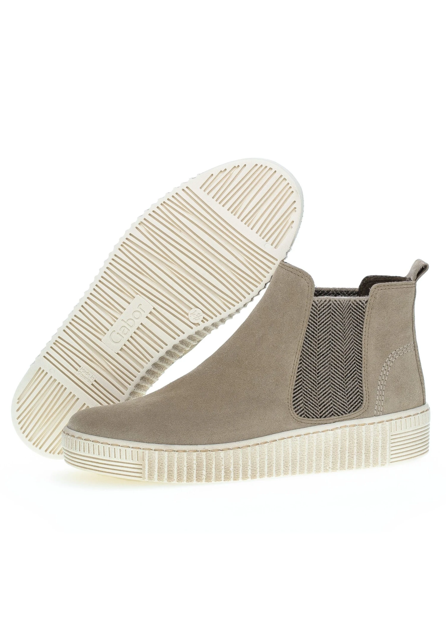 Gabor Chelsea- Enkellaarsjes Met Plateauzool - Grün 7 Gabor Chelsea- Enkellaarsjes Met Plateauzool - Grün - Afbeelding 5