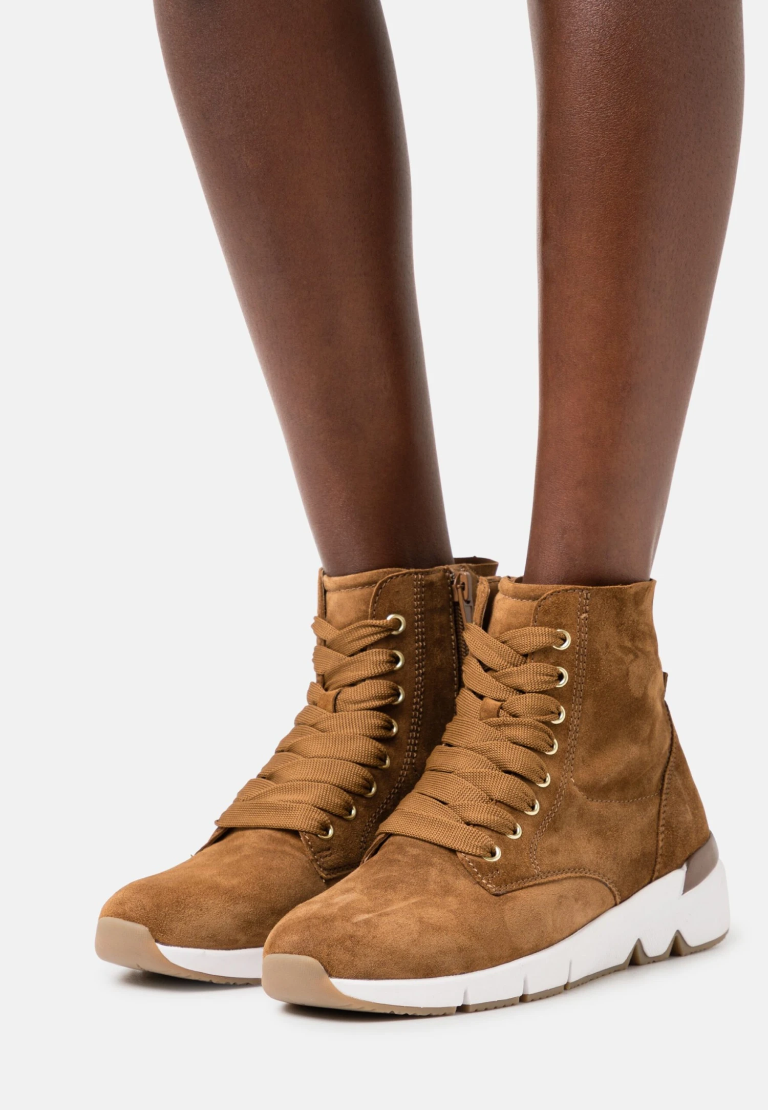 Gabor Sneakers Hoog - Cognac 3 Gabor Sneakers Hoog - Cognac