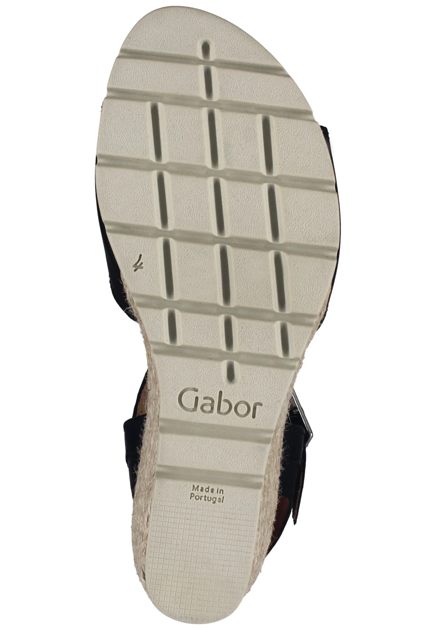 Gabor Espadrilles - Schwarz Jute 7 Gabor Espadrilles - Schwarz Jute - Afbeelding 5