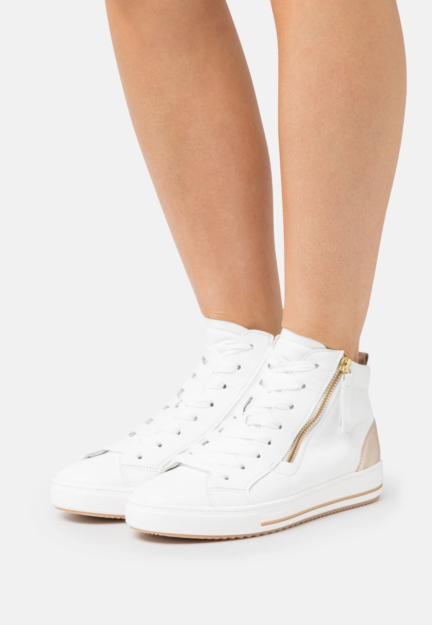 Gabor Comfort Sneakers Laag - Weiss/Muschl/Gold 3 Gabor Comfort Sneakers Laag - Weiss/Muschl/Gold