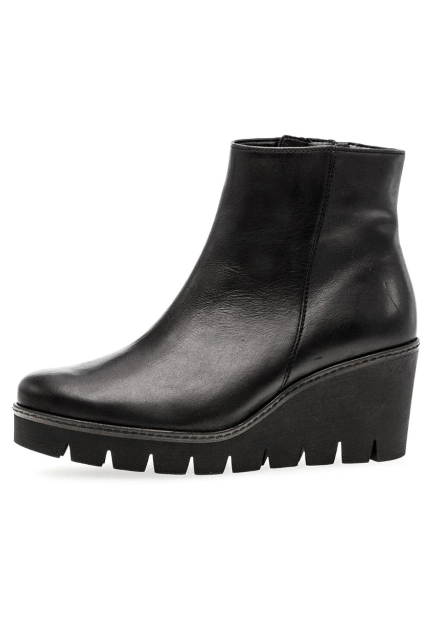 Gabor Enkellaarsjes Met Sleehak - Schwarz Racogn 3 Gabor Enkellaarsjes Met Sleehak - Schwarz Racogn