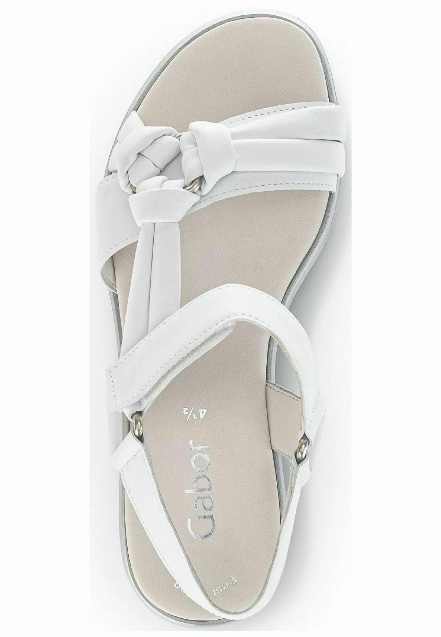 Gabor Sandalen Met Sleehak - Weiss 5 Gabor Sandalen Met Sleehak - Weiss - Afbeelding 3