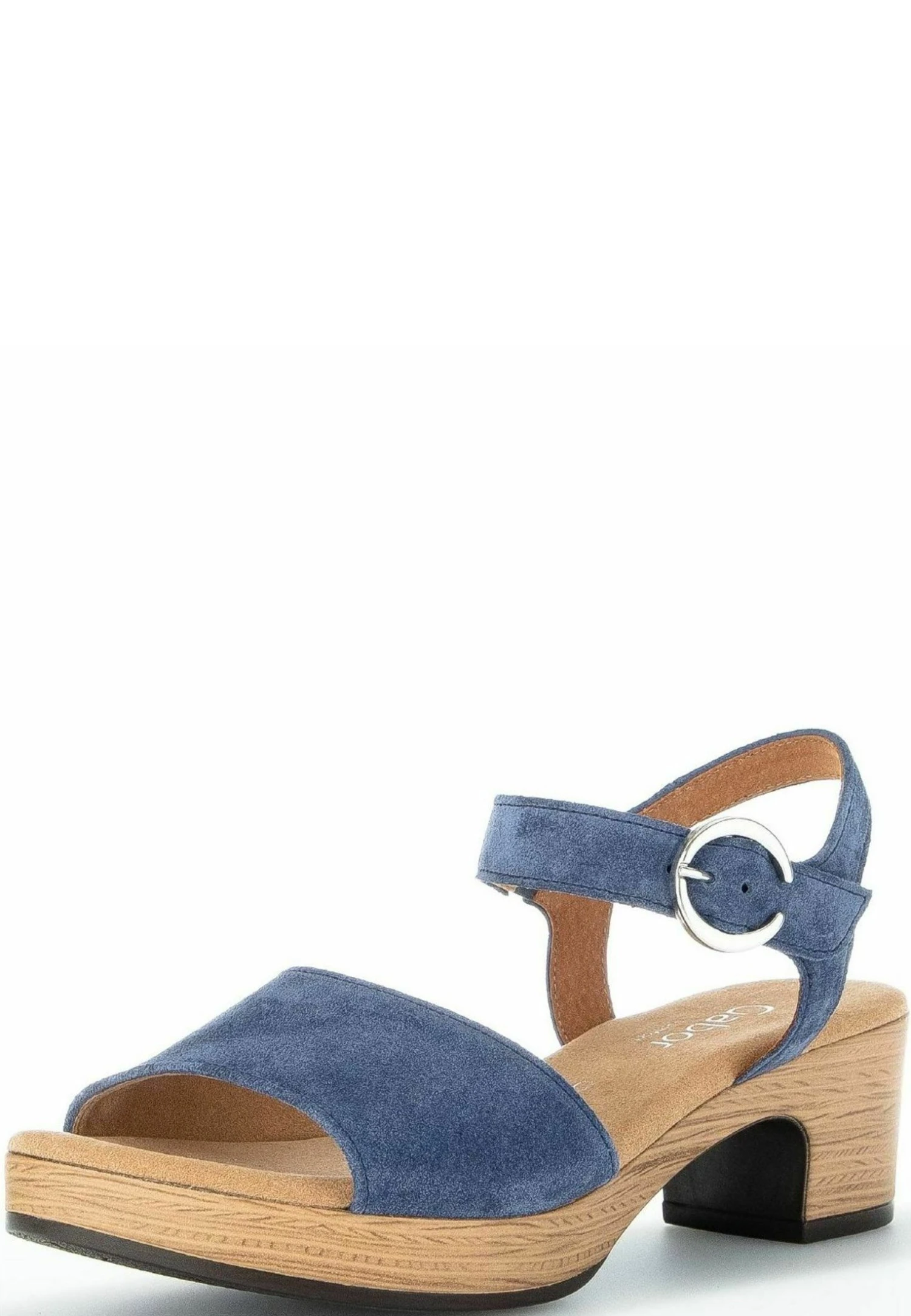 Gabor Sandalen Met Plateauzool - Jeans 4 Gabor Sandalen Met Plateauzool - Jeans - Afbeelding 2