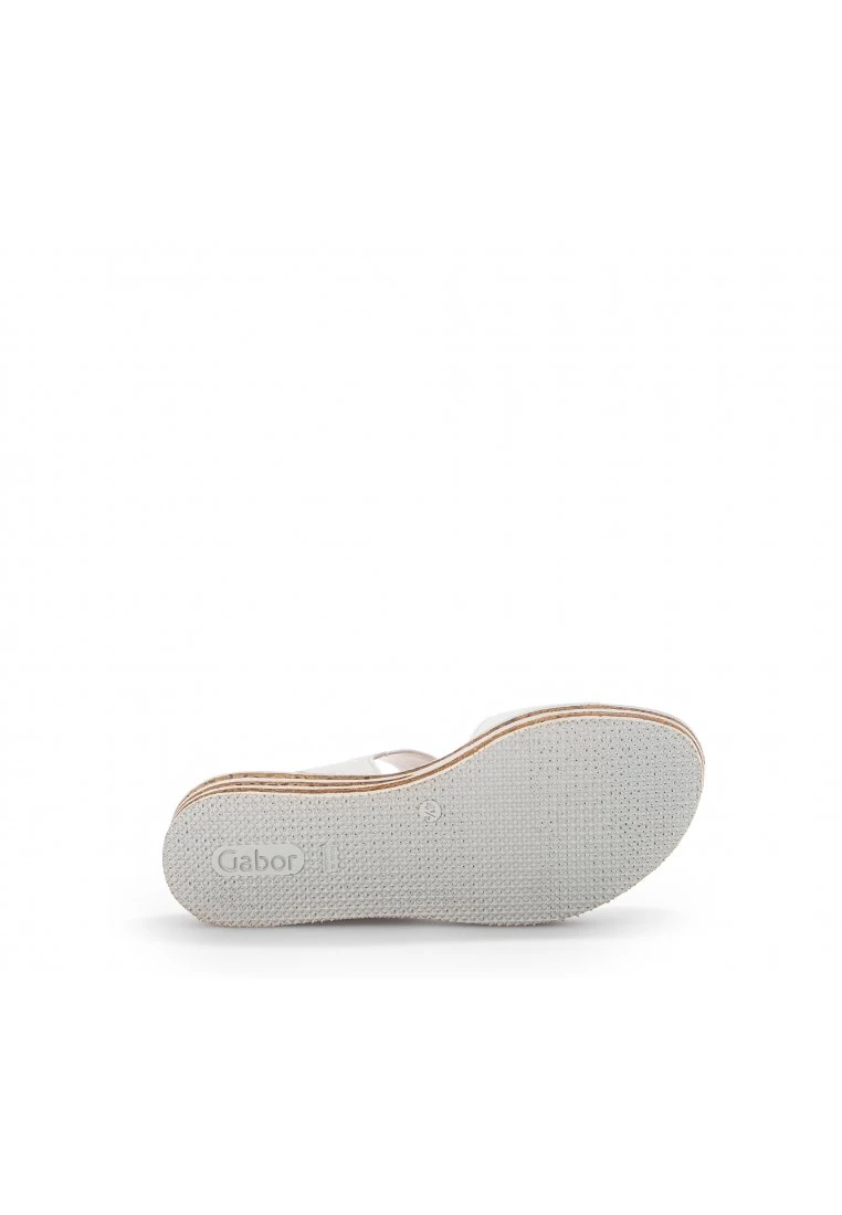 Gabor Sandalen Met Sleehak - Beige Écru 6 Gabor Sandalen Met Sleehak - Beige Écru - Afbeelding 4