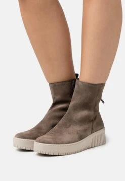 Gabor Enkellaarsjes Met Plateauzool - Mohair