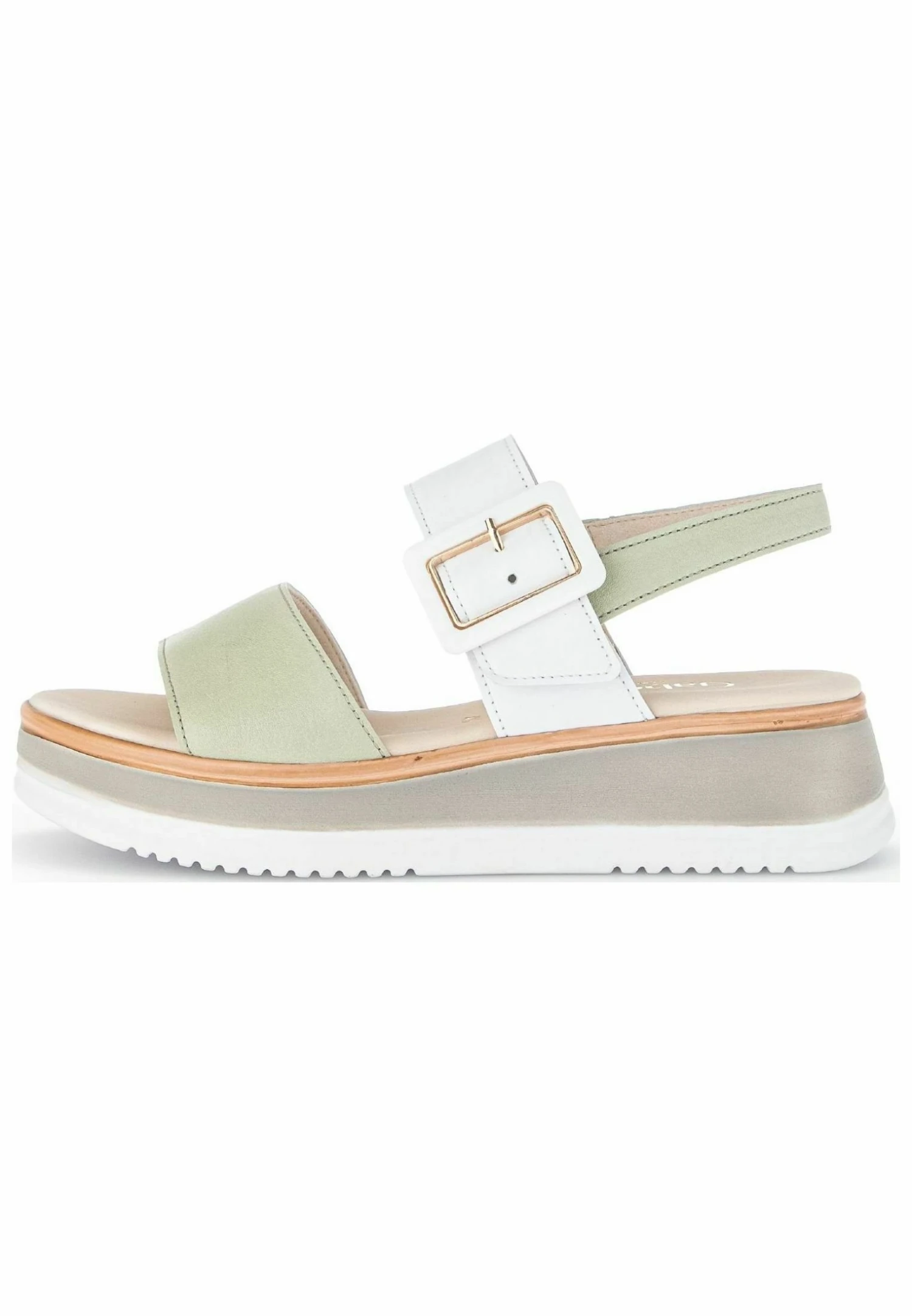 Gabor Sandalen Met Plateauzool - Salbei Weiss Lds 3 Gabor Sandalen Met Plateauzool - Salbei Weiss Lds