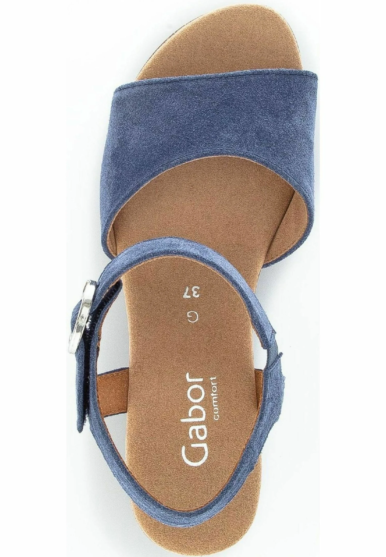 Gabor Sandalen Met Plateauzool - Jeans 5 Gabor Sandalen Met Plateauzool - Jeans - Afbeelding 3