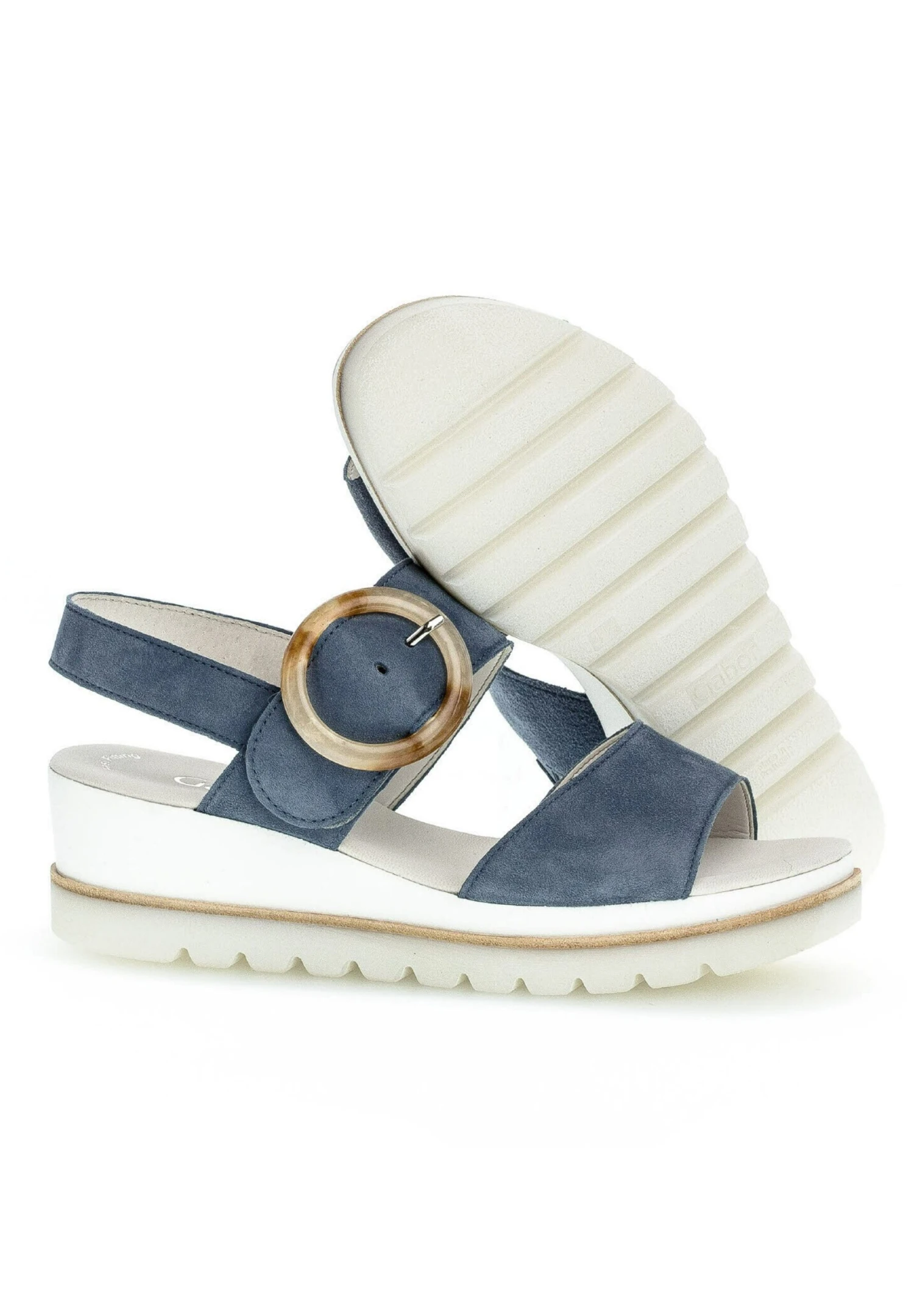 Gabor Sandalen Met Sleehak - Nautic 4 Gabor Sandalen Met Sleehak - Nautic - Afbeelding 2