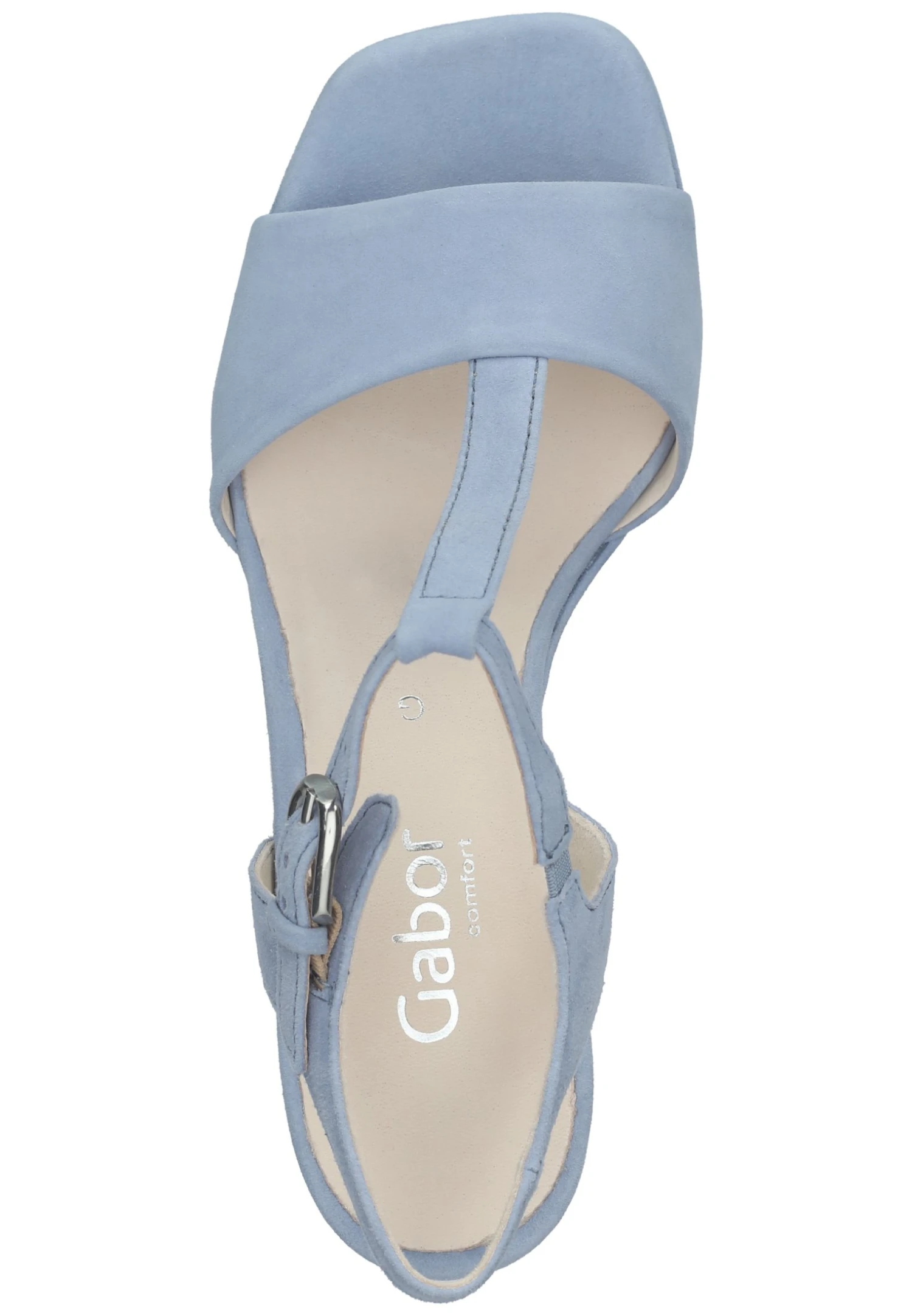 Gabor Sandalen Met Plateauzool - Azur 5 Gabor Sandalen Met Plateauzool - Azur - Afbeelding 3