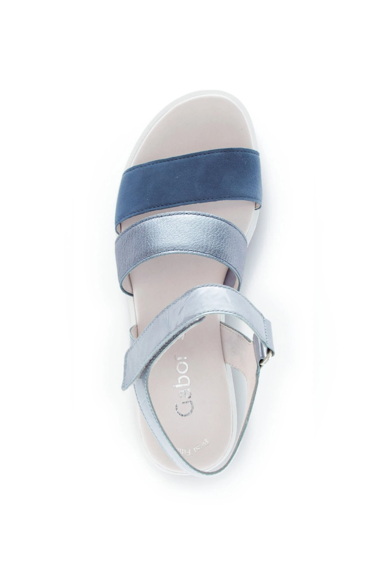 Gabor Sandalen Met Sleehak - Blau 4 Gabor Sandalen Met Sleehak - Blau - Afbeelding 2