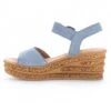 Gabor Sandalen Met Sleehak - Bleu -Gabor Winkel b7688a98c3d94718a7837a6a83e2e201